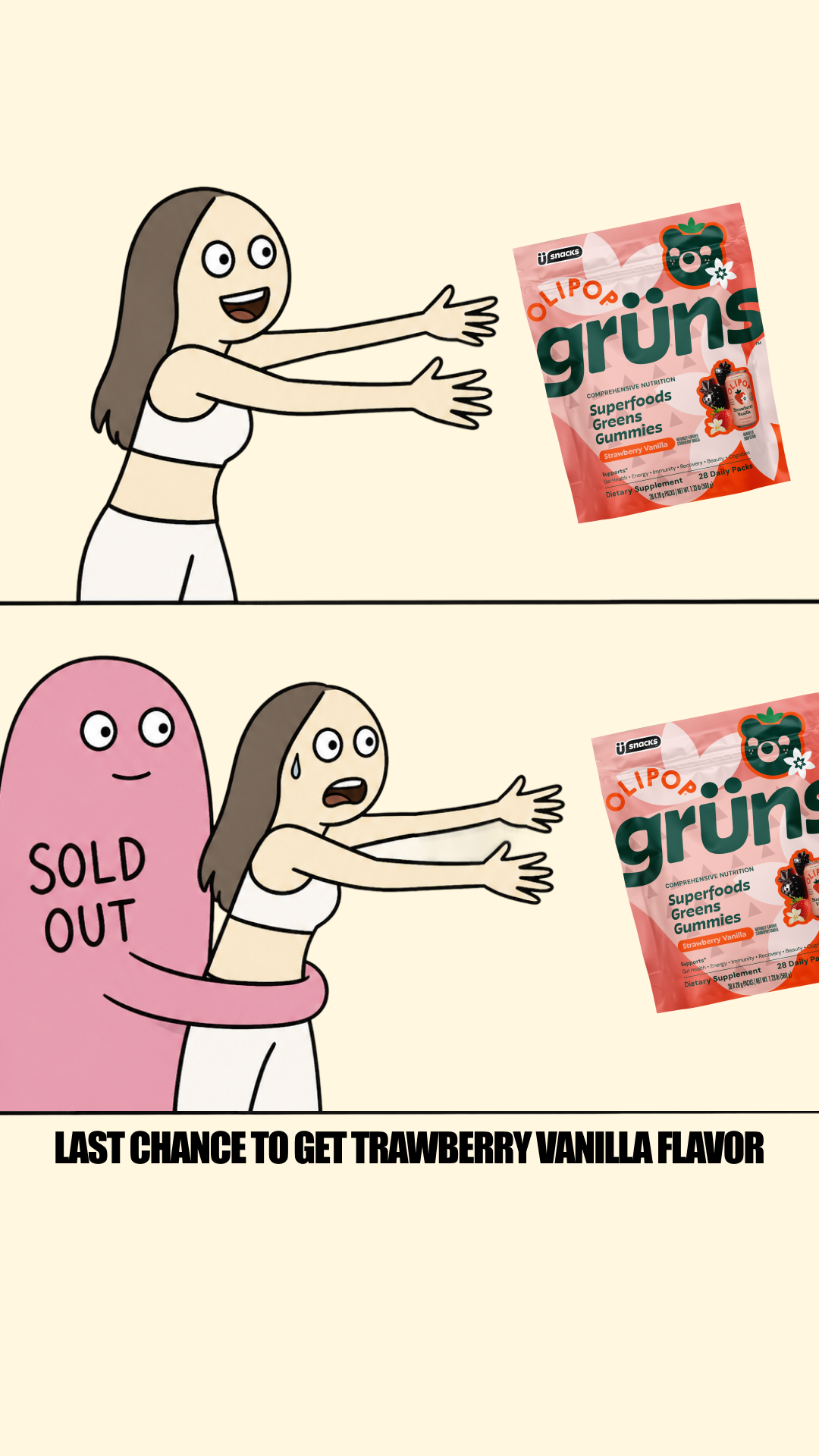 Grüns Facebook ad