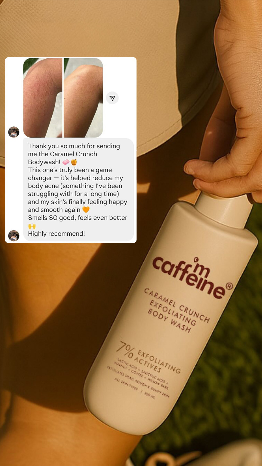 MCaffeine Facebook ad