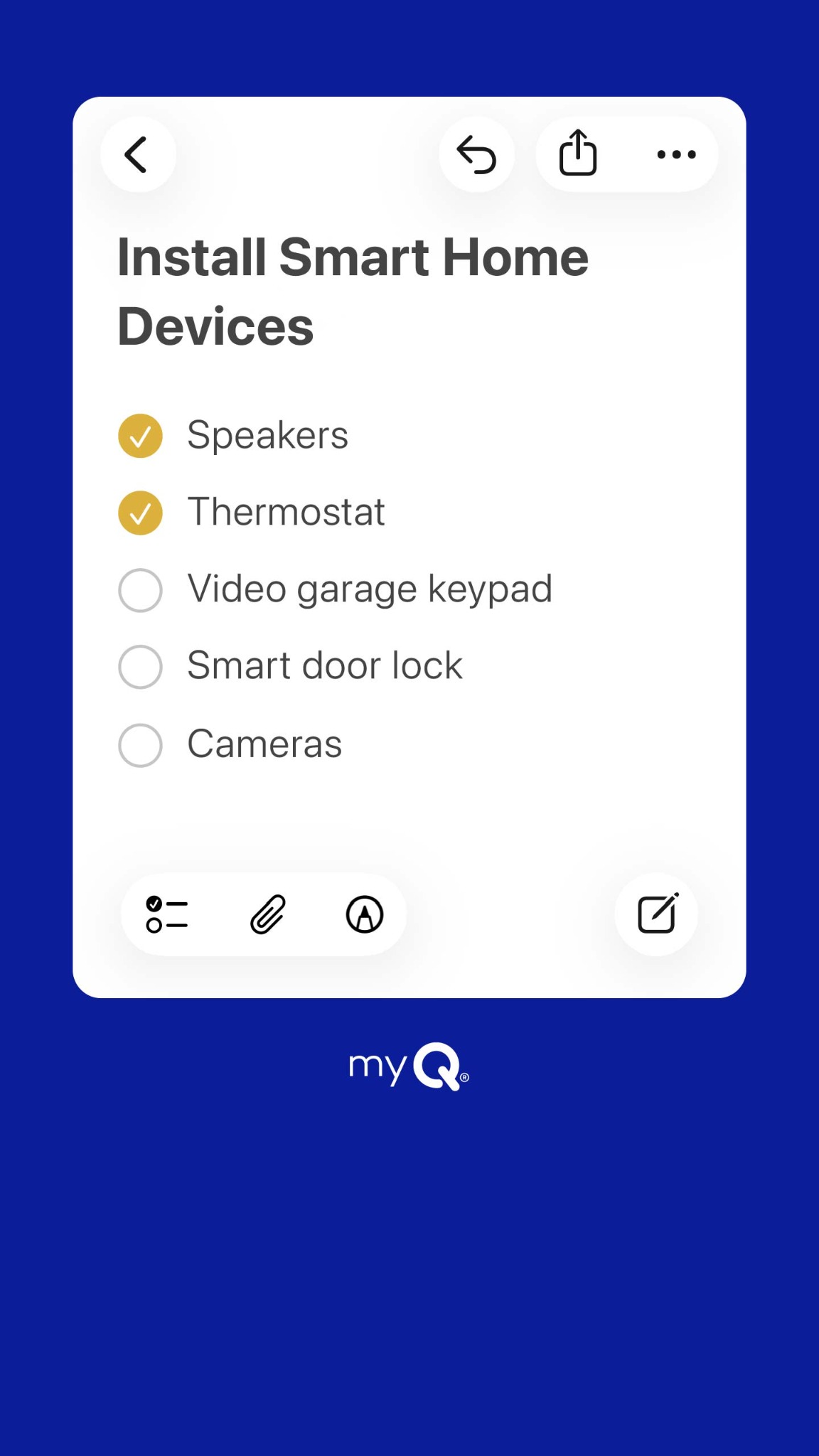 myQ Facebook ad