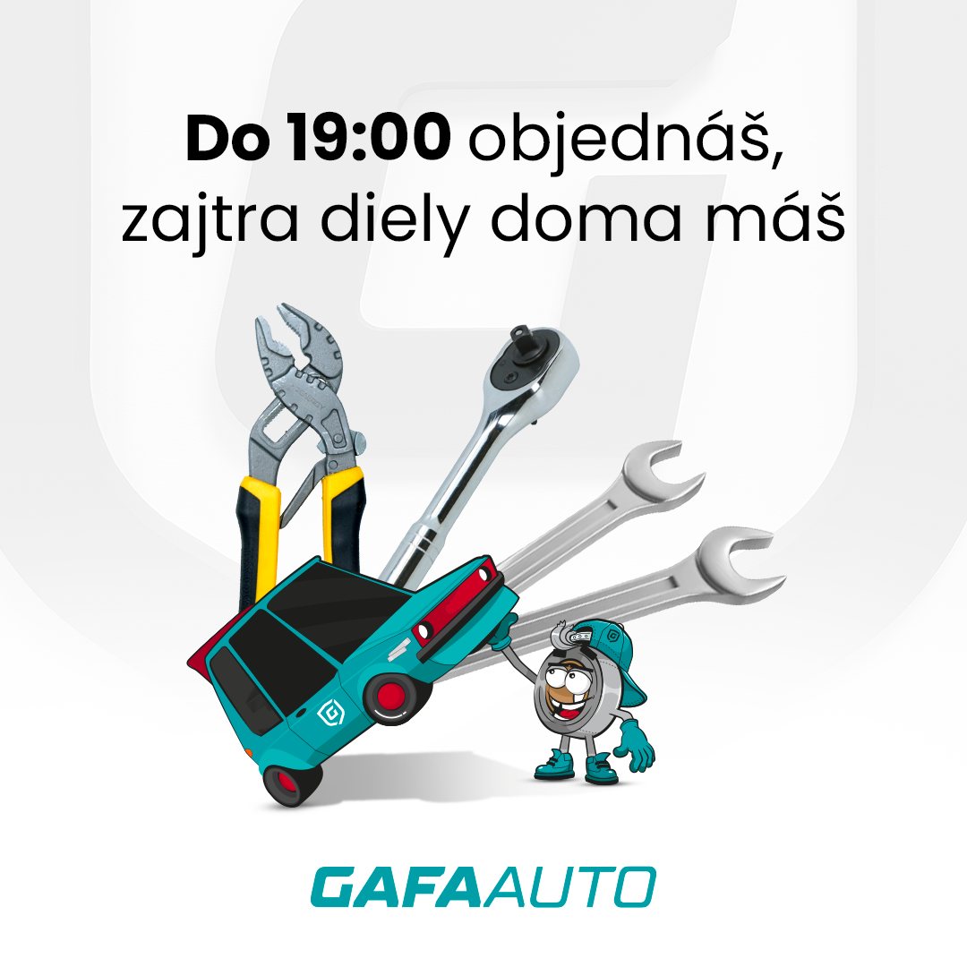 GAFA AUTO Facebook ad: Až do 19.00 máš čas na tvoju objednávku.