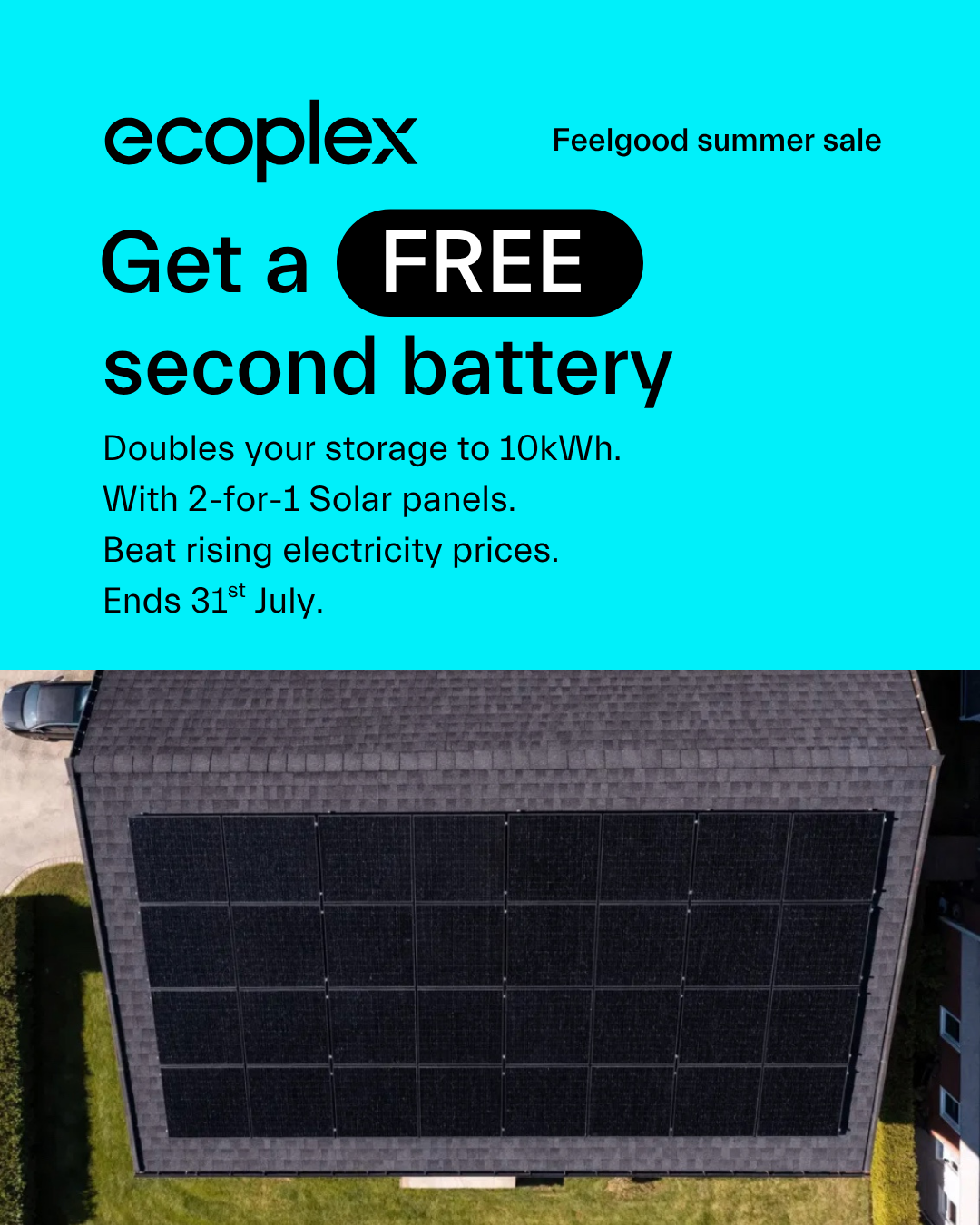 Ecoplex Energy Facebook ad from Jul 1, 2026