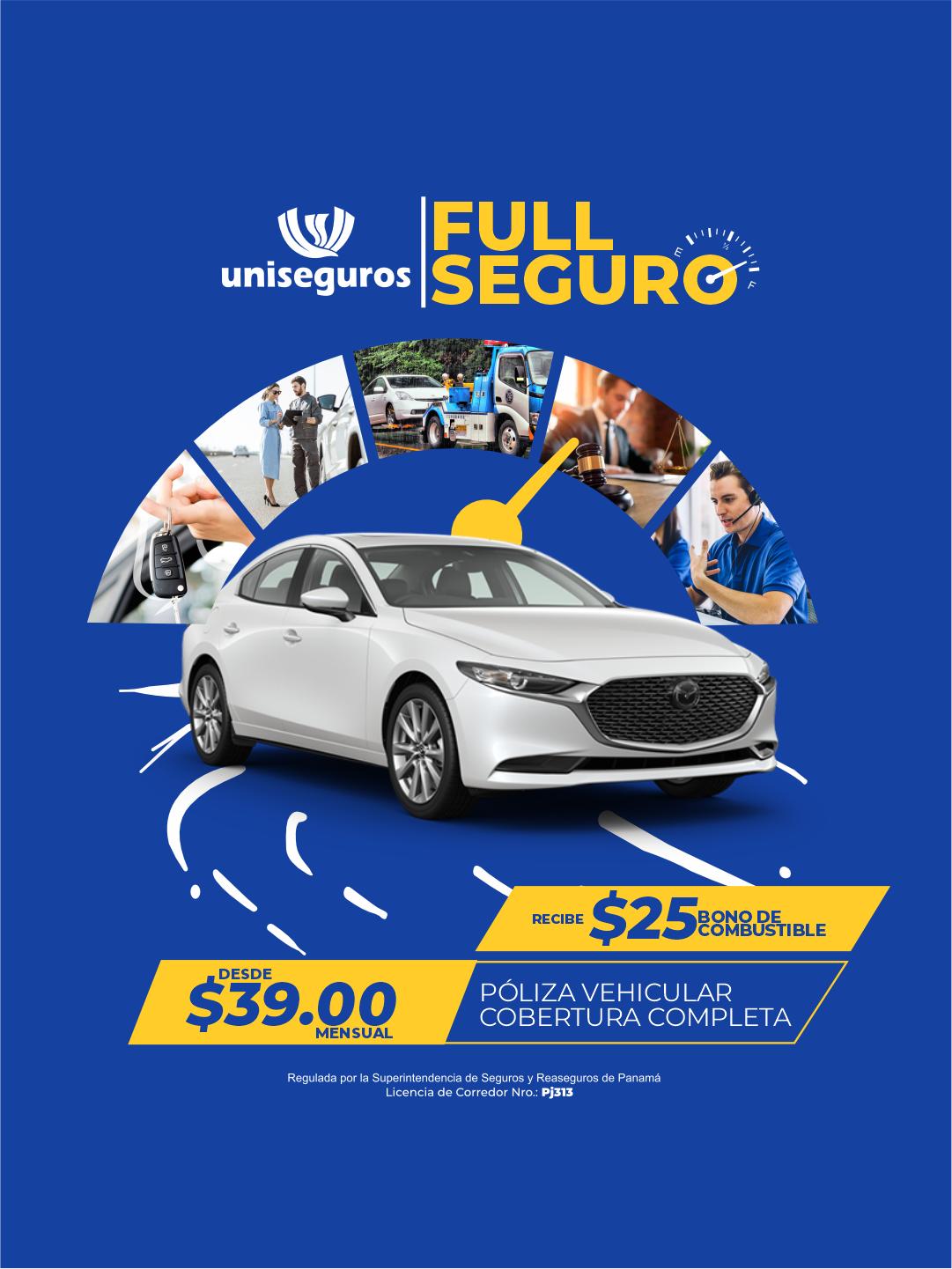 Uniseguros Panama Facebook ad: Cotiza tu seguro