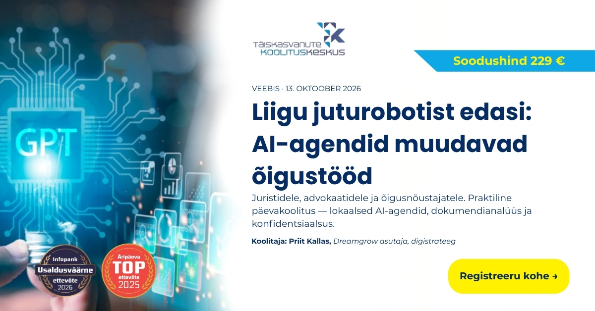 Täiskasvanute Koolituskeskus Facebook ad