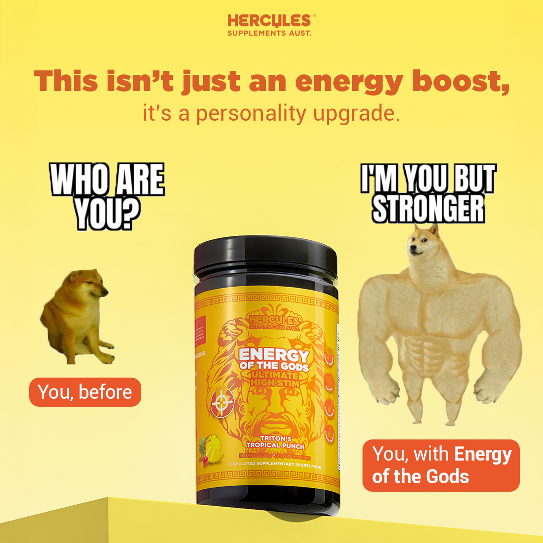 Hercules Supplements Aust Facebook ad