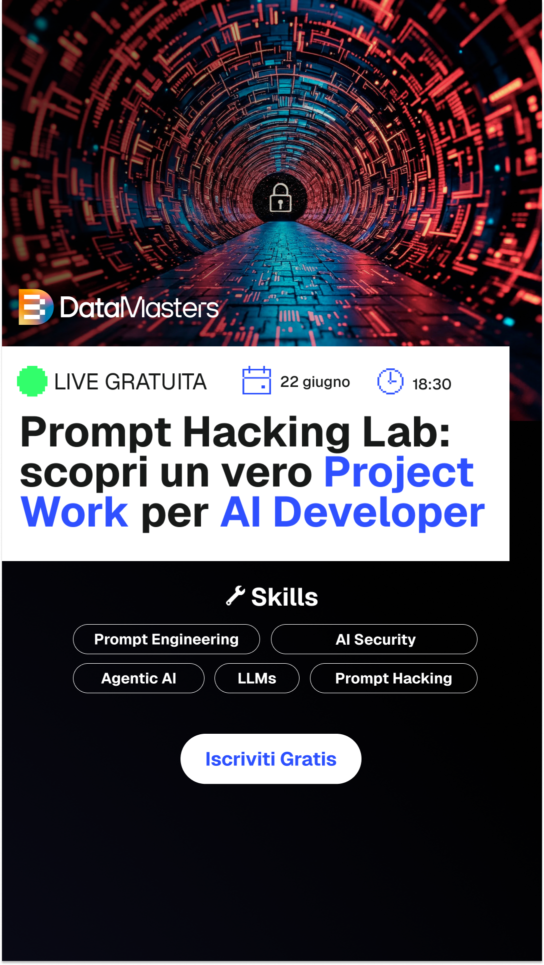 DataMasters.it Facebook ad