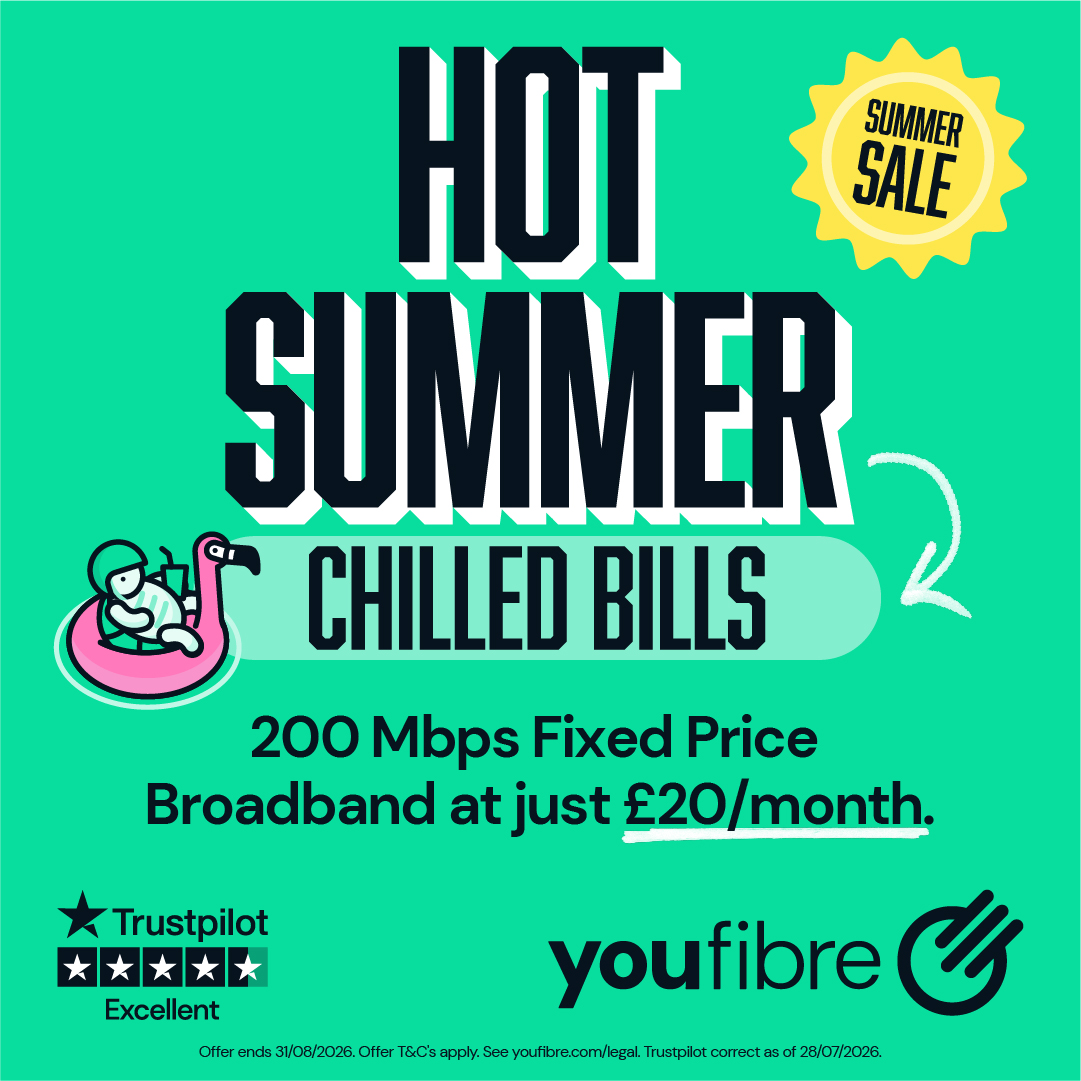 YouFibre Facebook ad