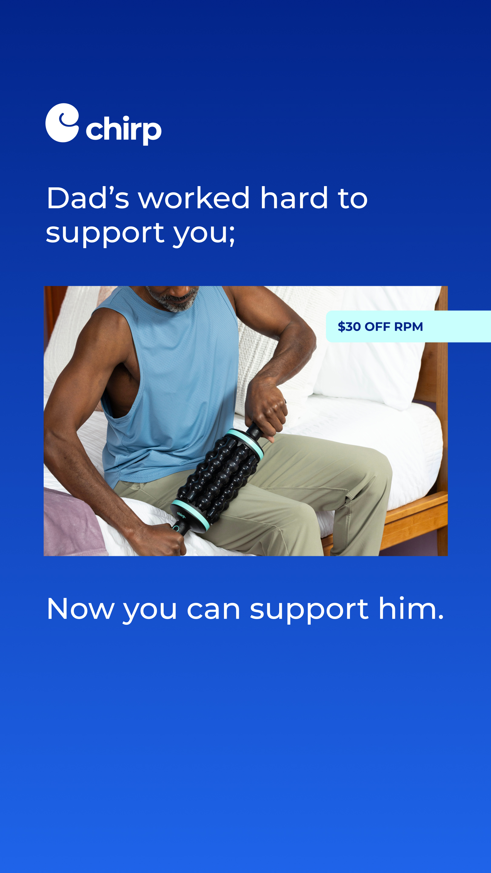 Chirp Facebook ad