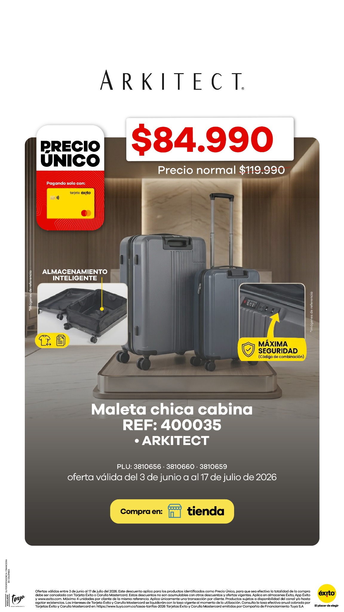 Éxito Facebook ad