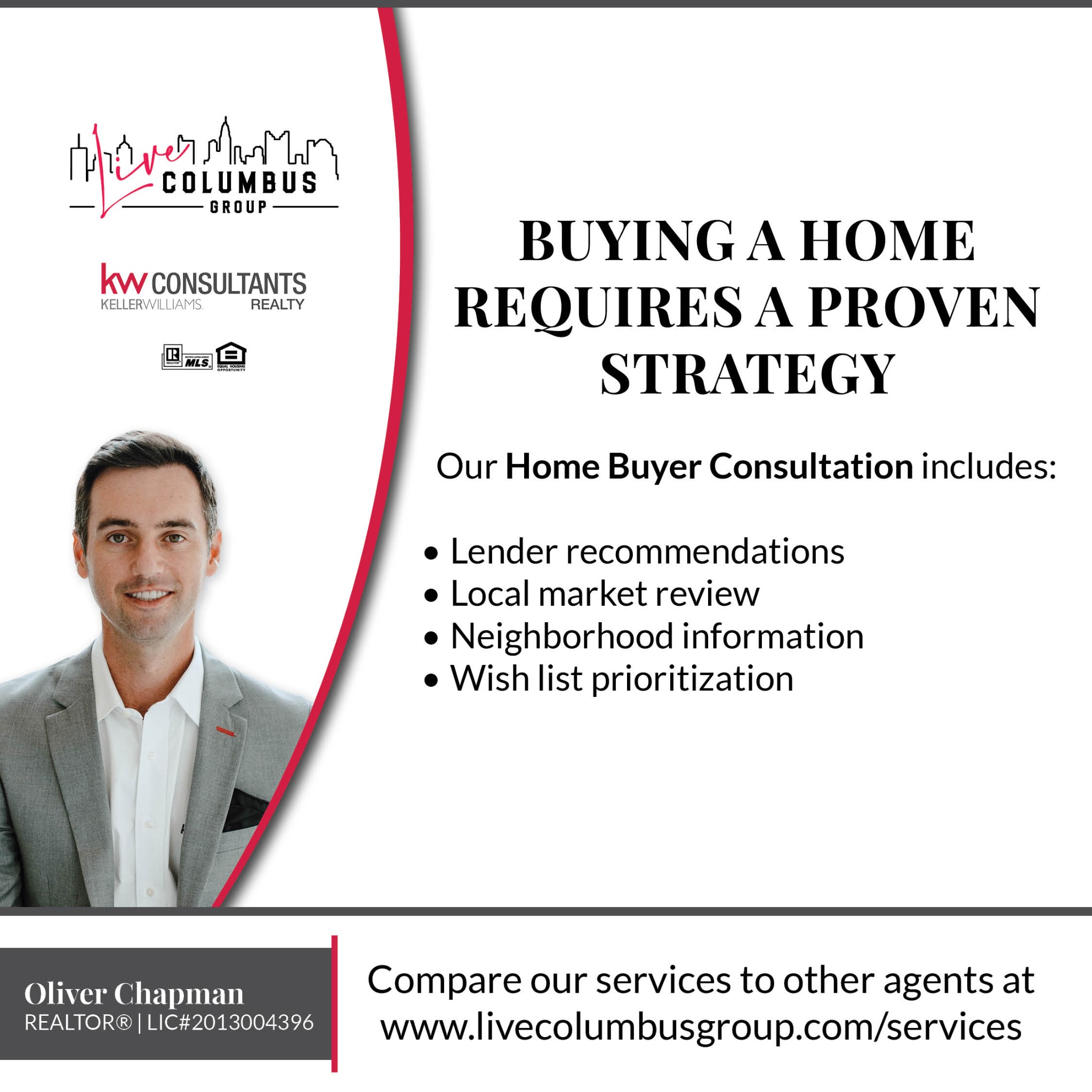 Keller Williams Consultants - Oliver Chapman Facebook ad