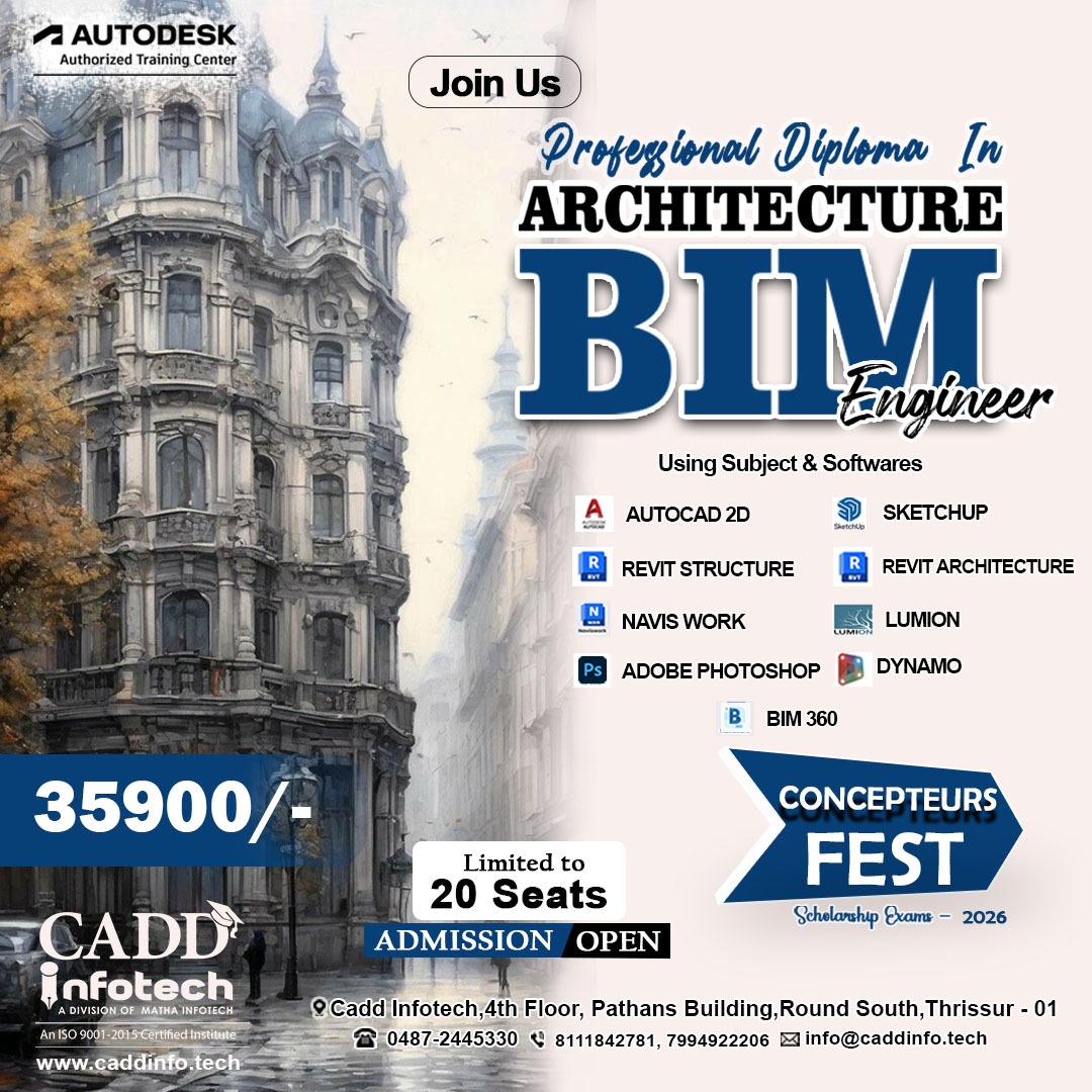 CADD Infotech Facebook ad: Professional Diploma In BIM Eginneer