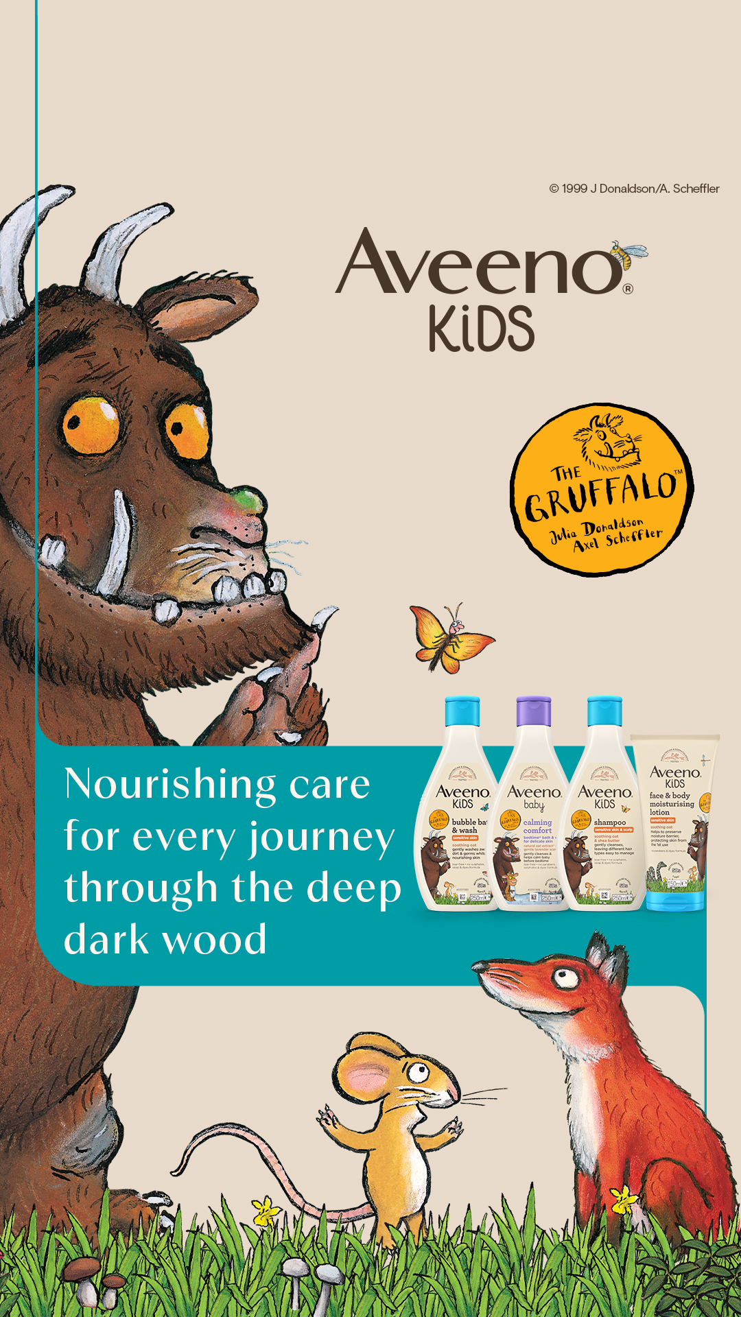 Aveeno Baby UK & Ireland Facebook ad: Protect your little one’s skin & hair