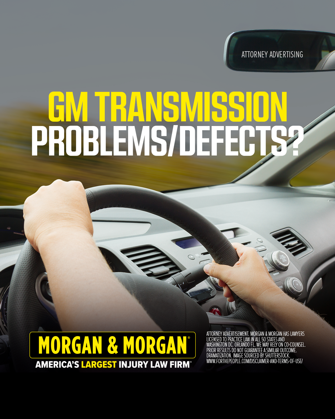 Morgan & Morgan Facebook ad