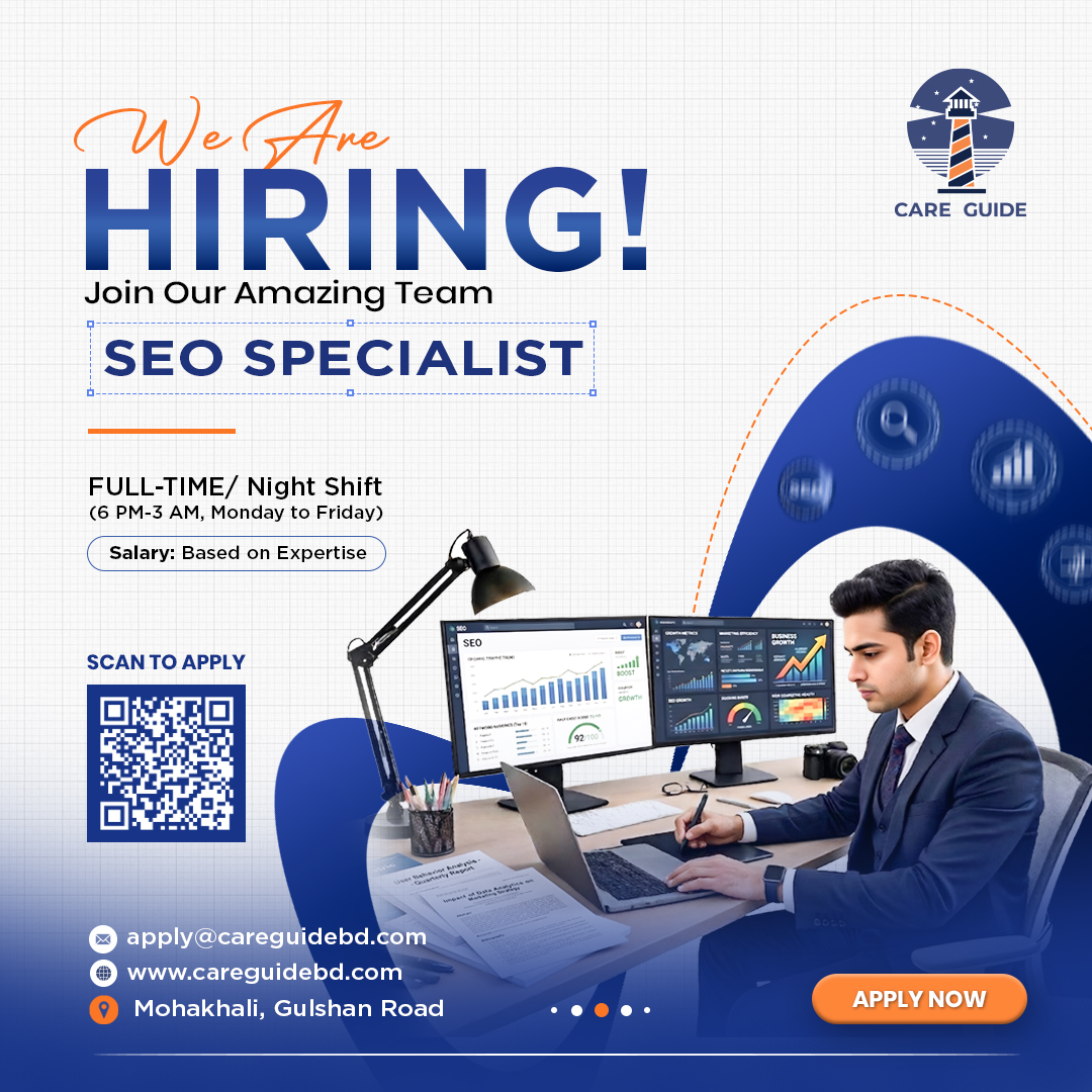 Care Guide Facebook ad: Build Your Career: SEO Specialist Wanted