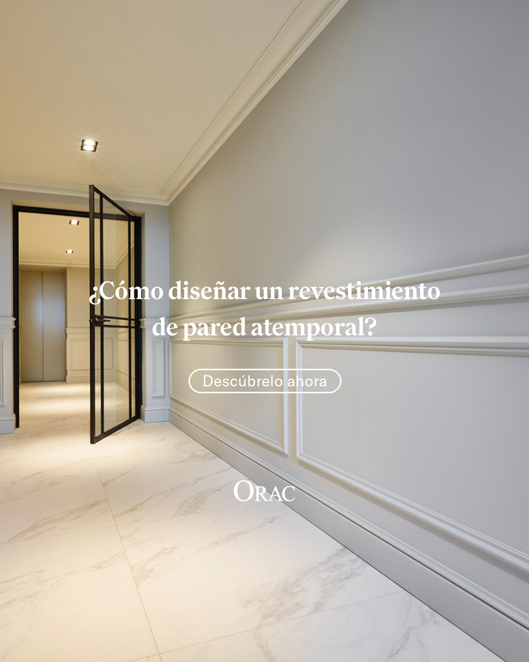 Orac Spain Facebook ad: El panelado de pared es una de las técnicas decorativas…