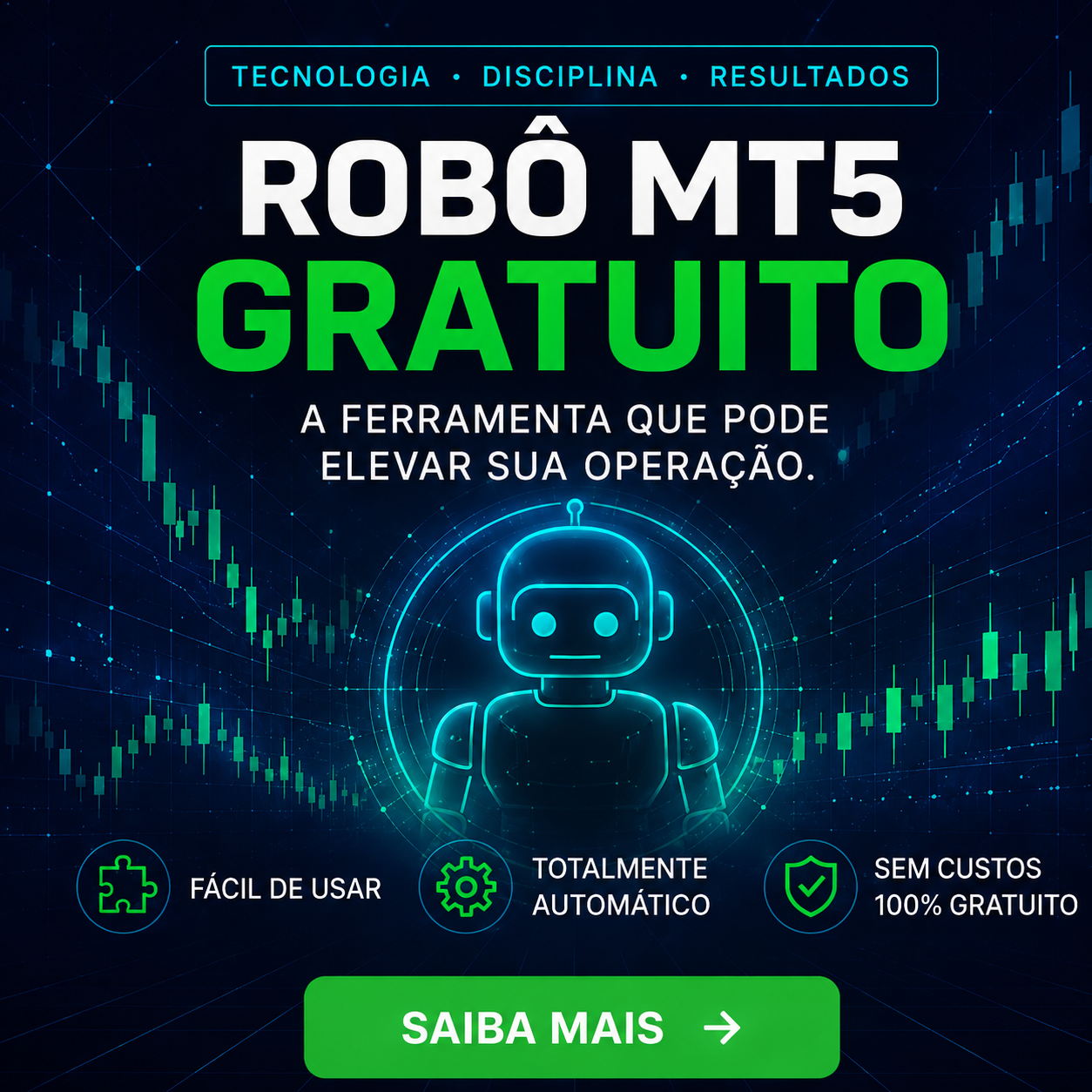 Forex One Facebook ad: Robô Forex Grátis MT5 - Download Expert Advisor Automático…