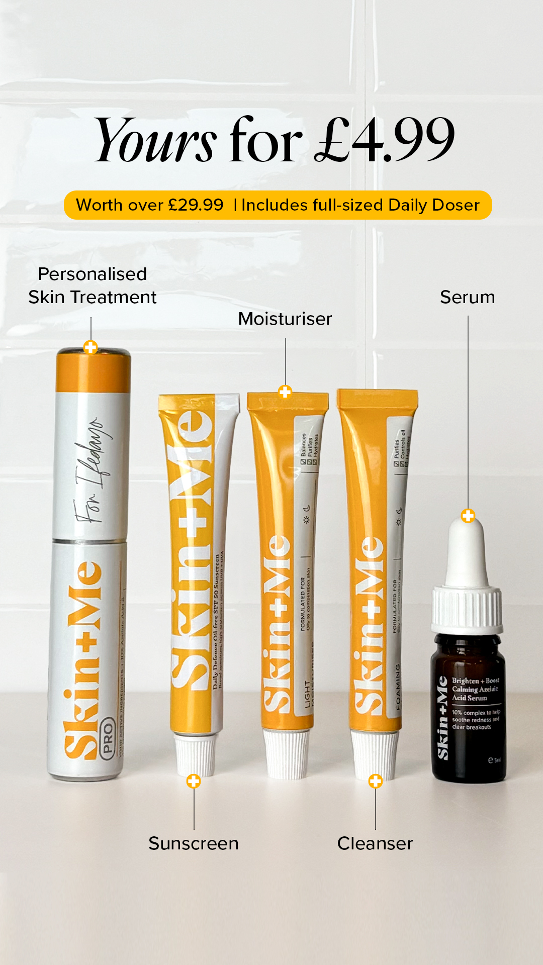 Skin + Me Facebook ad