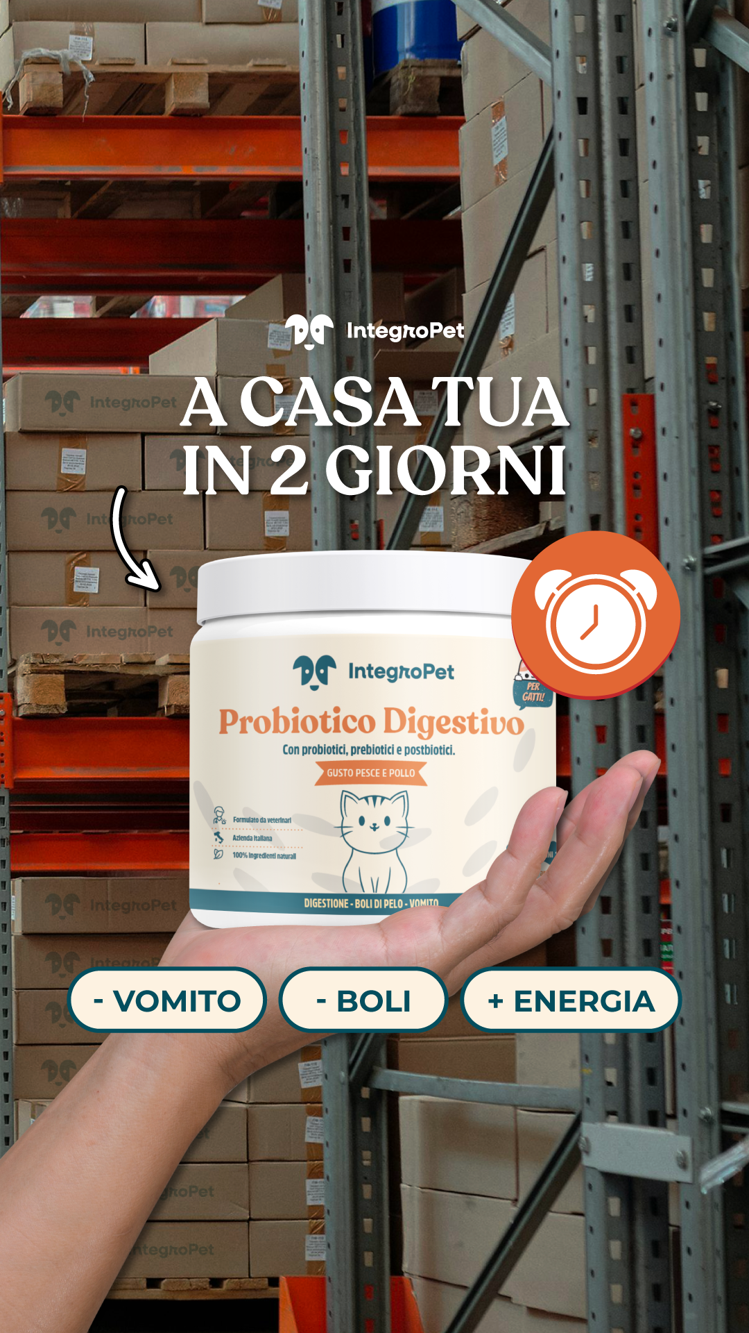 Integropet Italia Facebook ad from Jan 13, 2026