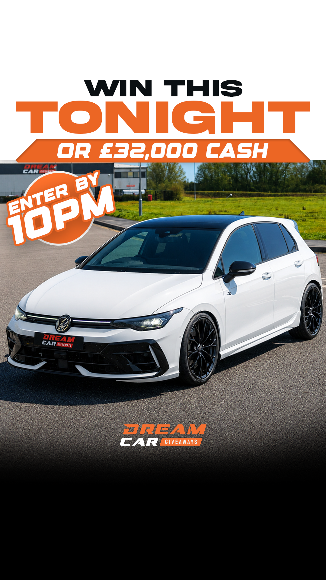 Dream Car Giveaways Facebook ad