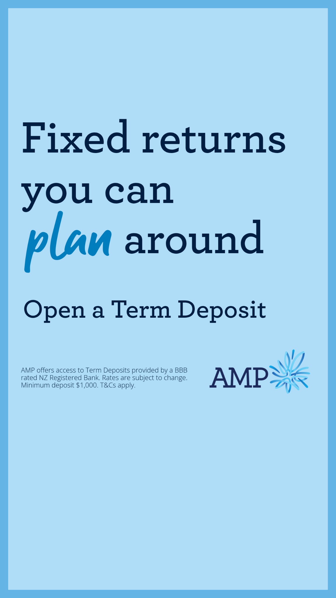 AMP New Zealand Facebook ad