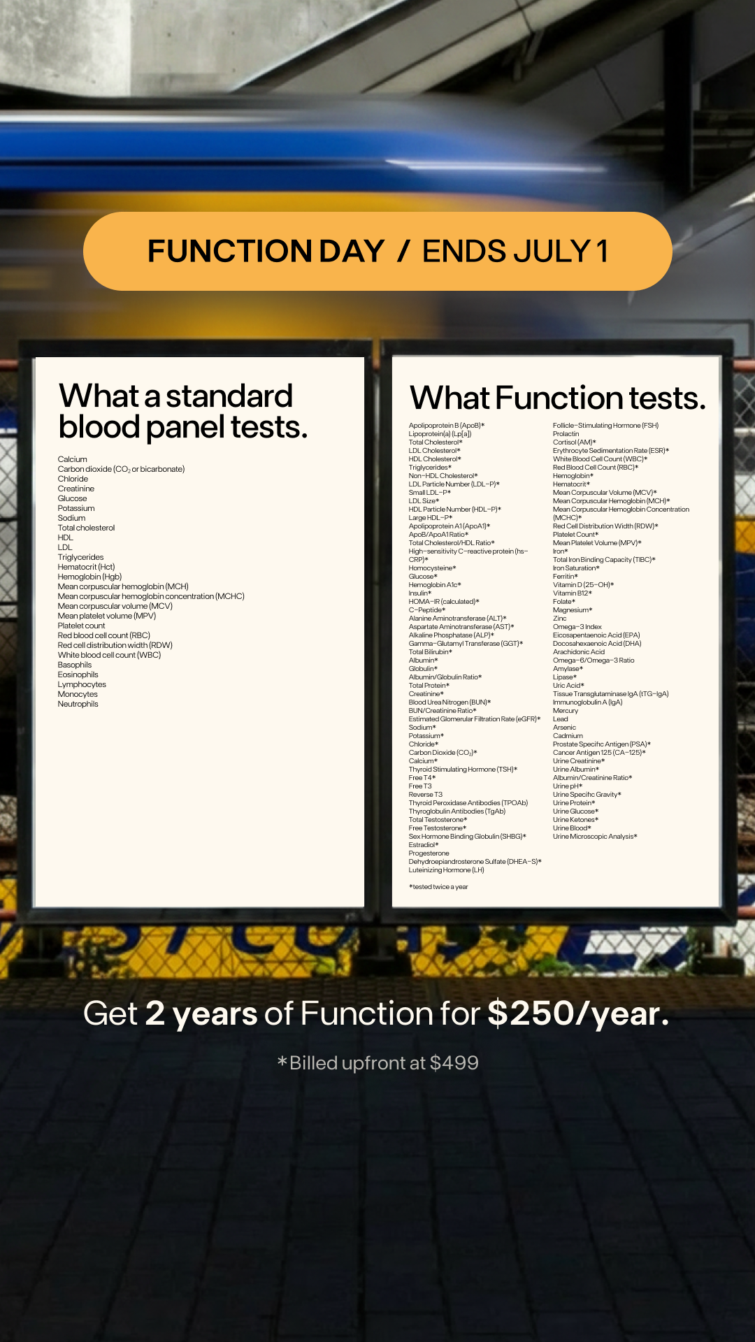 Function Health Facebook ad