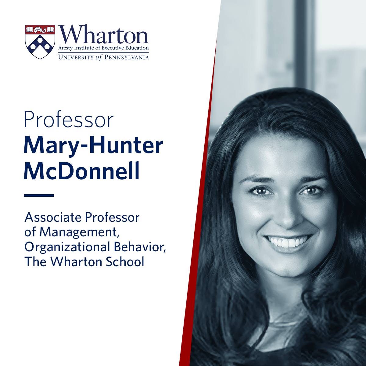 Wharton Executive Education Facebook ad