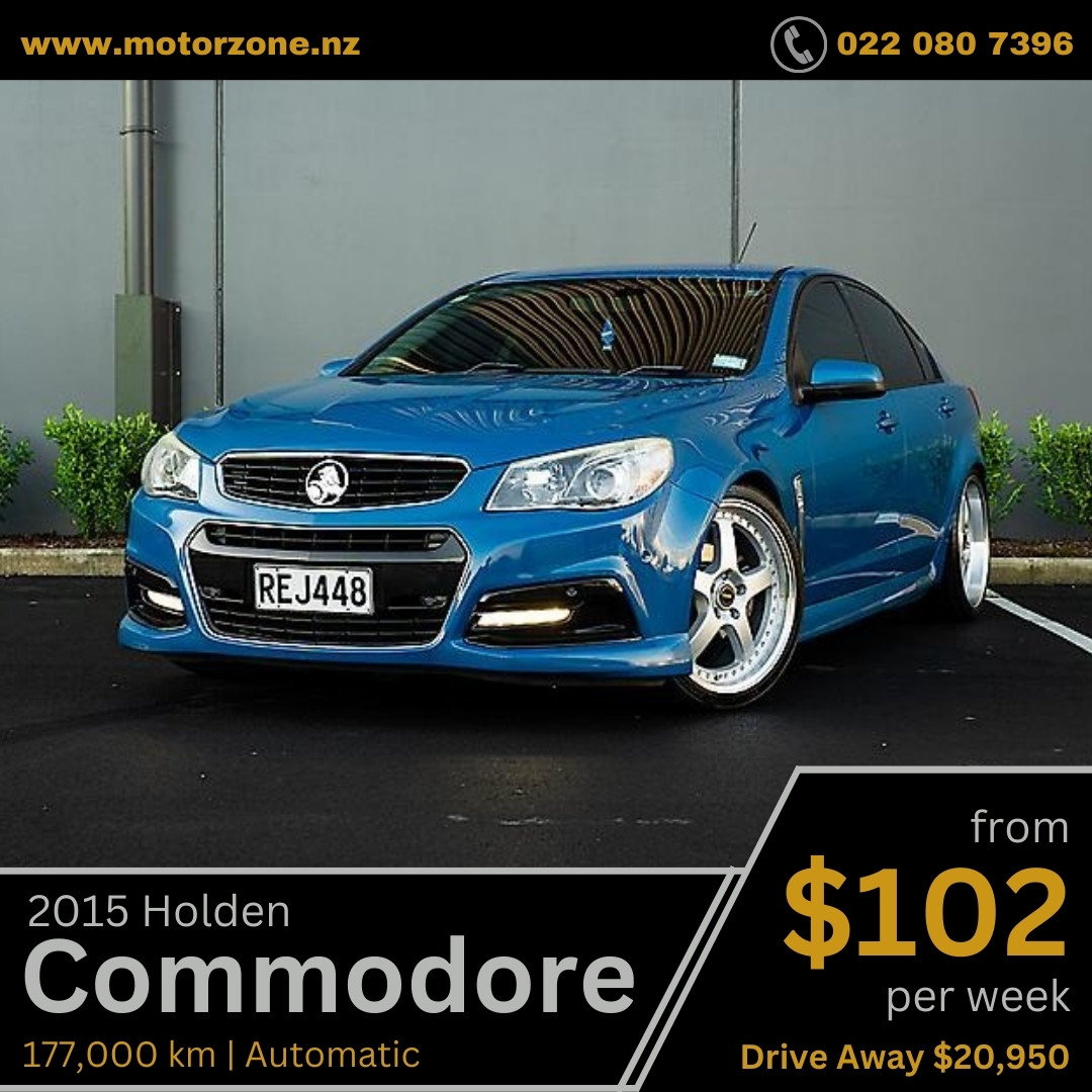 Motor Zone Facebook ad: EASY ONLINE FINANCE FOR OUR SEDANS