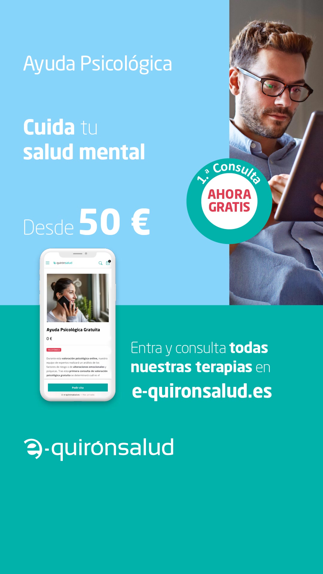 quirónsalud Facebook ad from Sep 22, 2026