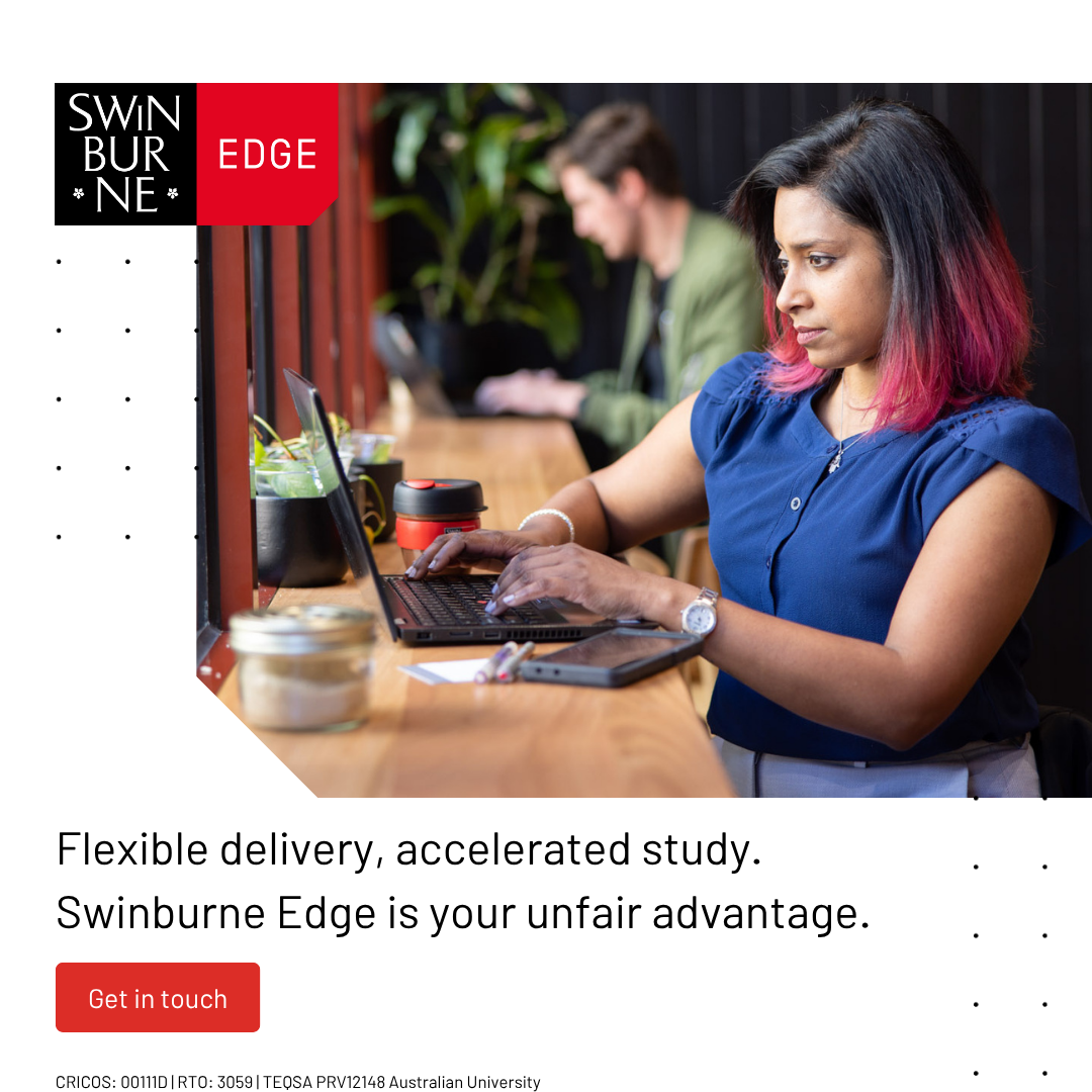 Swinburne University of Technology Facebook ad