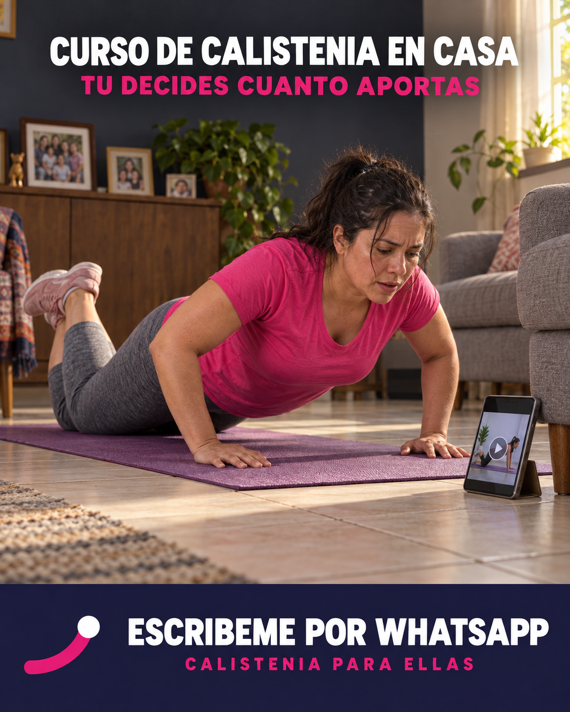 Educación Online Facebook ad: Tú decides cuánto aportas