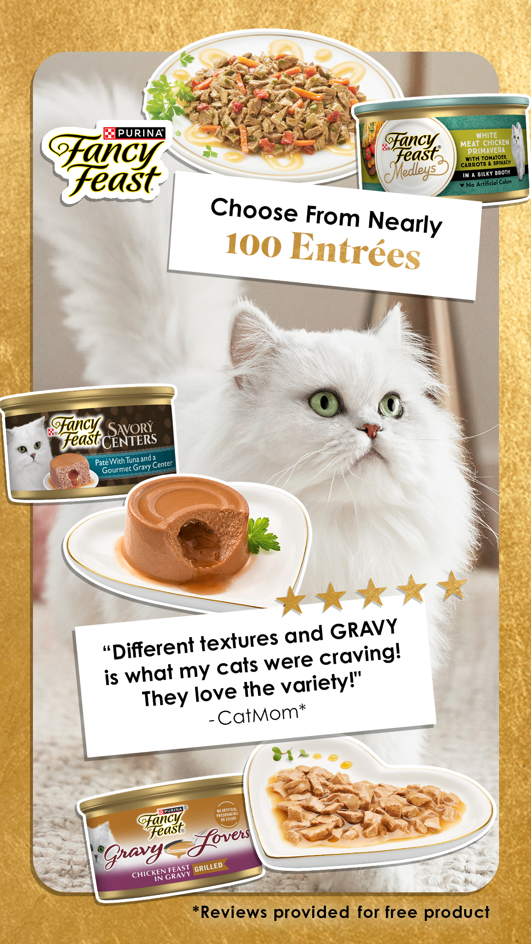 Purina Fancy Feast Facebook ad from Apr 22, 2026