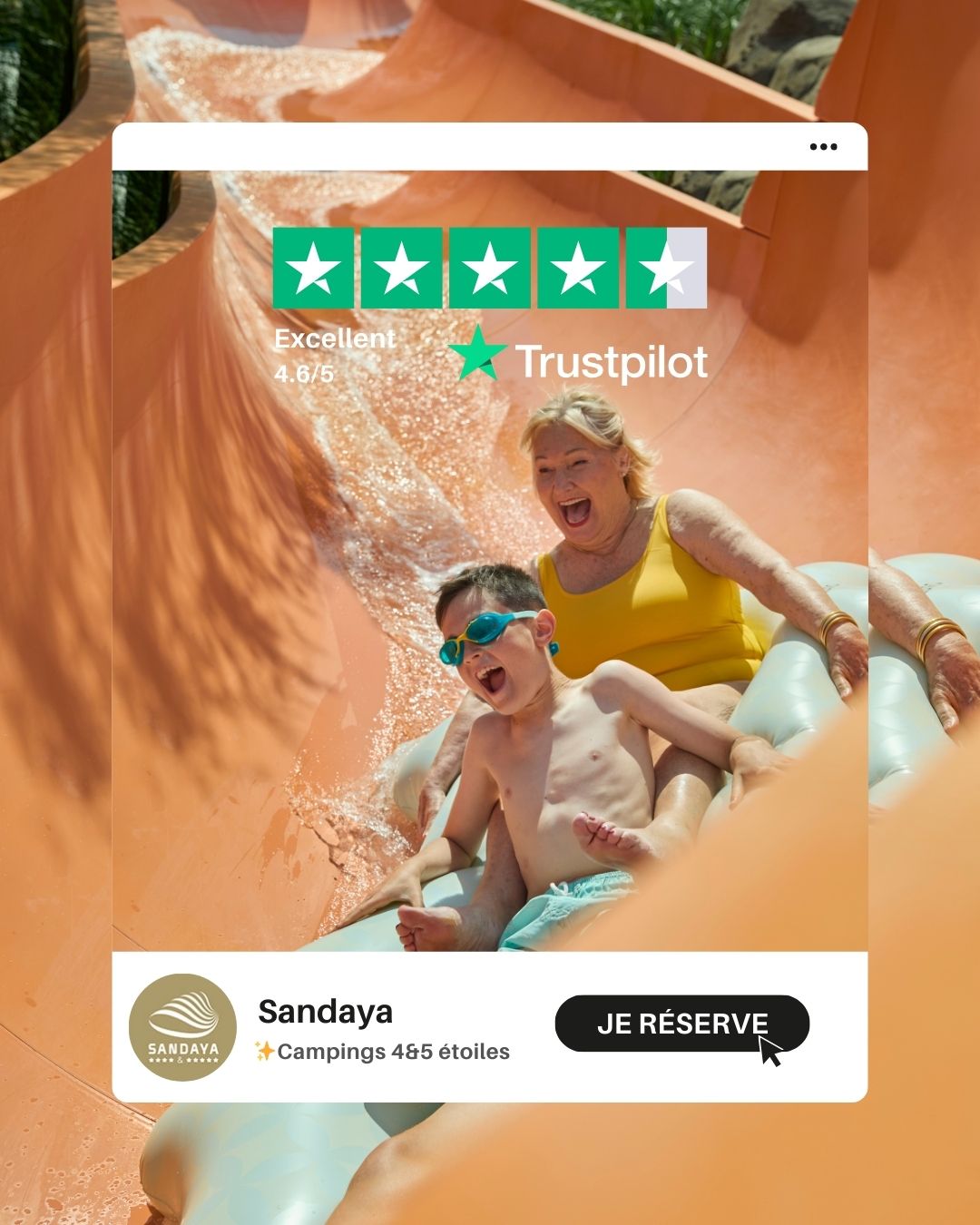 Campings Sandaya Facebook ad