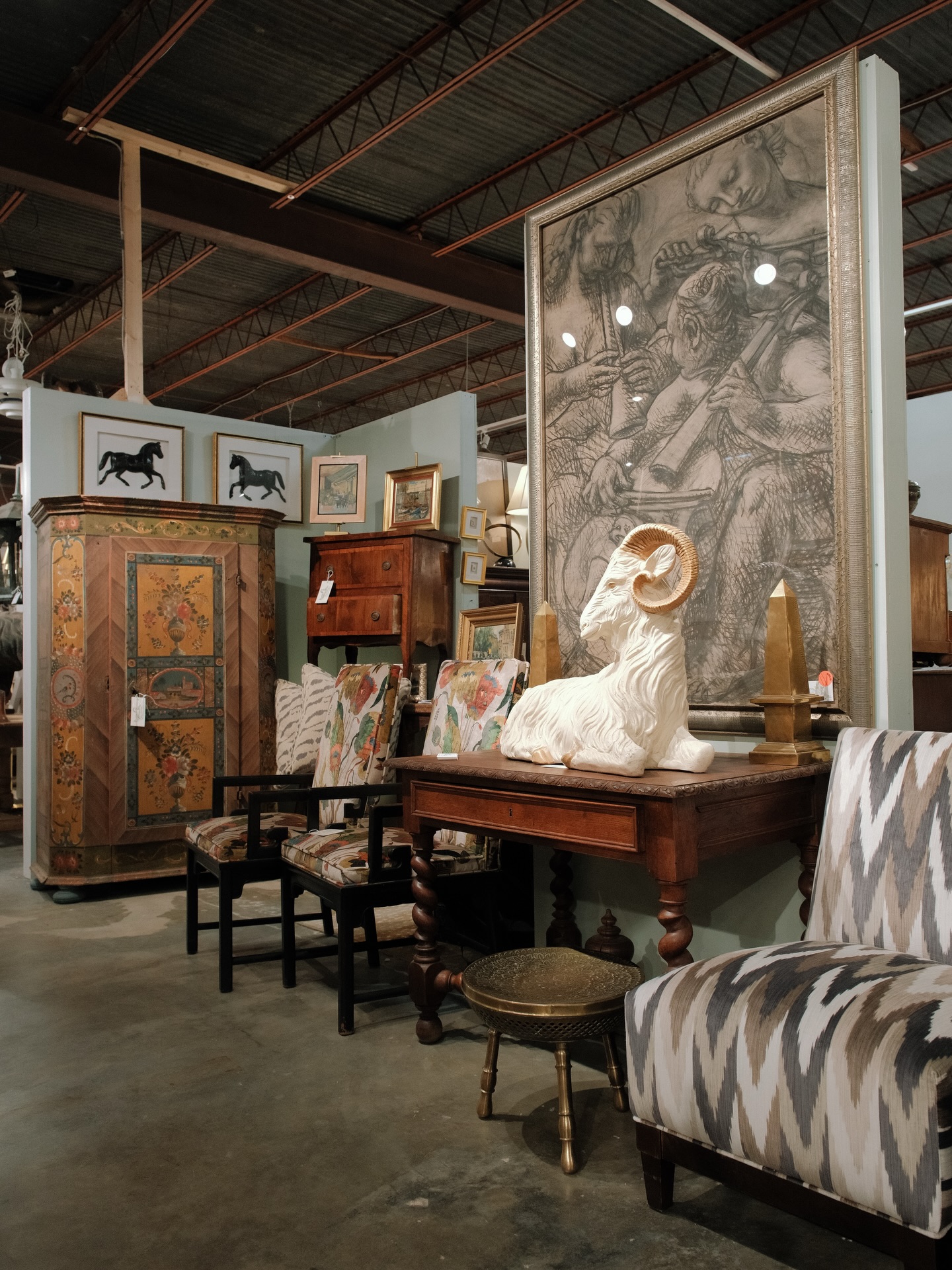 Chelsea On Green Facebook ad: Curated vintage, antiques & original art from over…