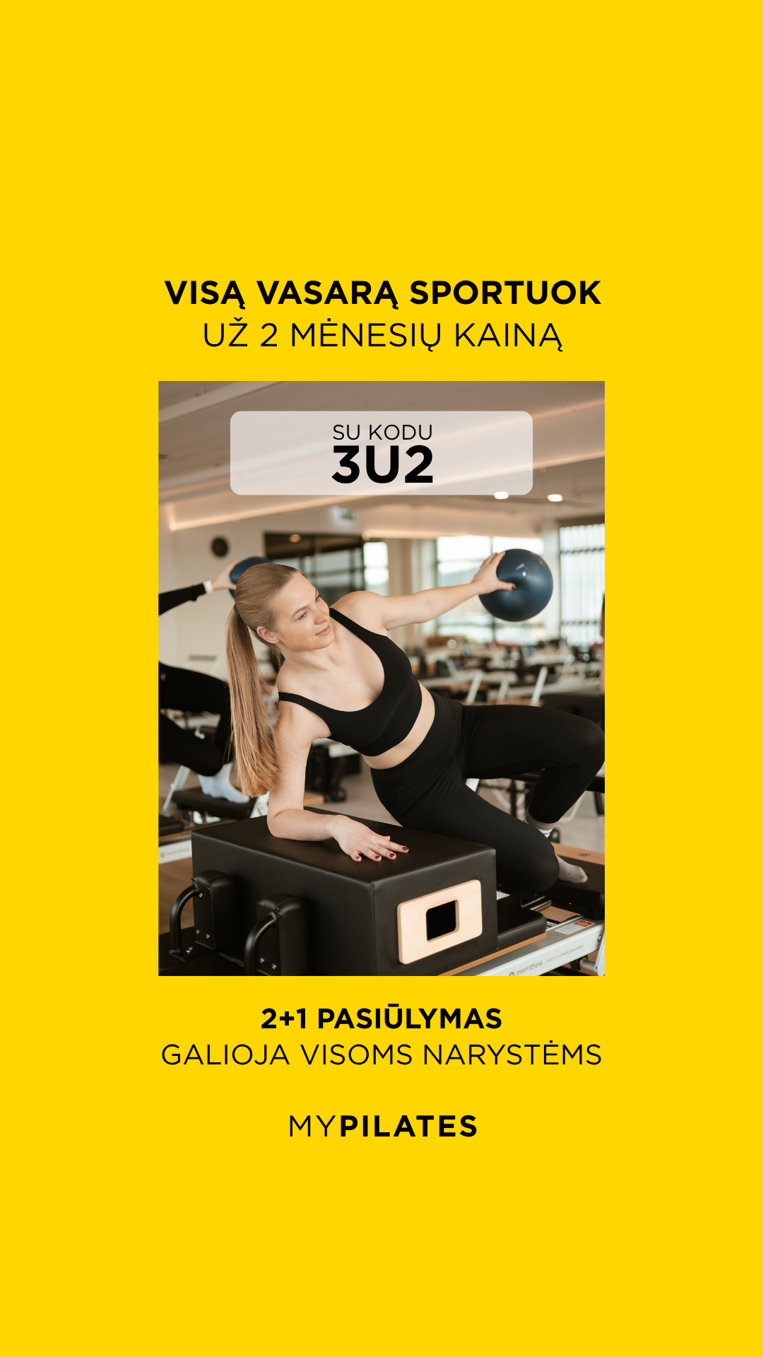 My Pilates Facebook ad