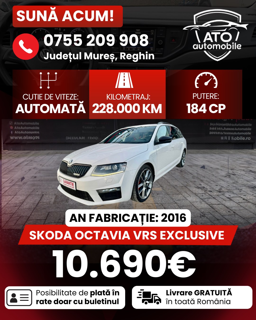 Ato Automobile Facebook ad