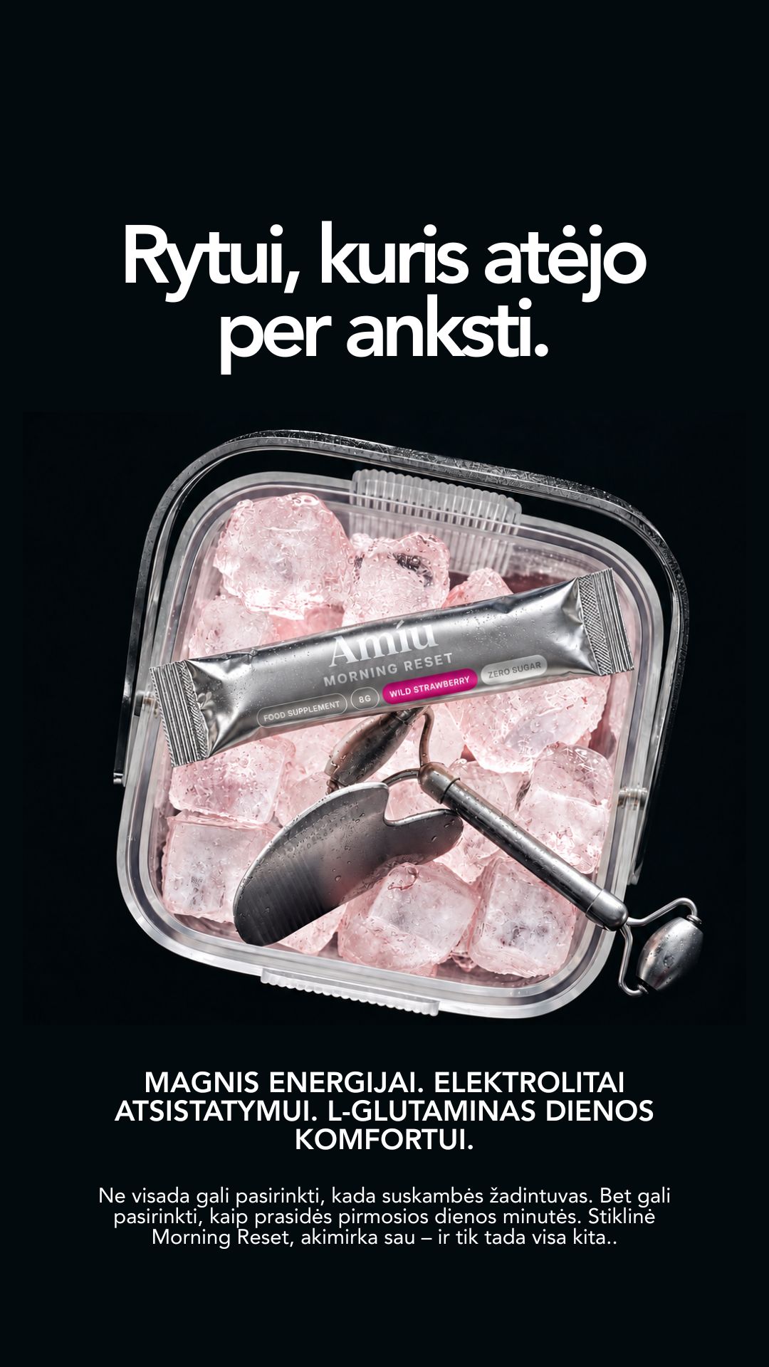 Amíu Facebook ad: Tavo rytinis reset’as.