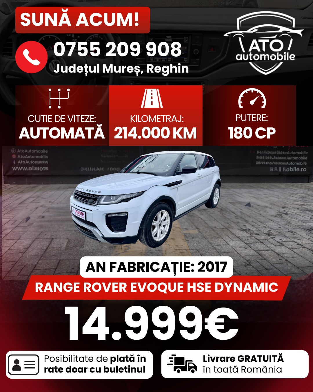 Ato Automobile Facebook ad