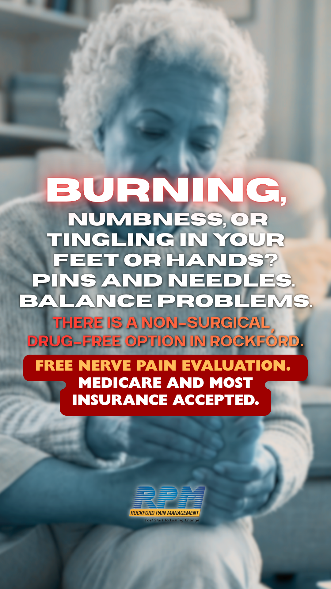 Rockford Pain Management Facebook ad from Jun 22, 2026