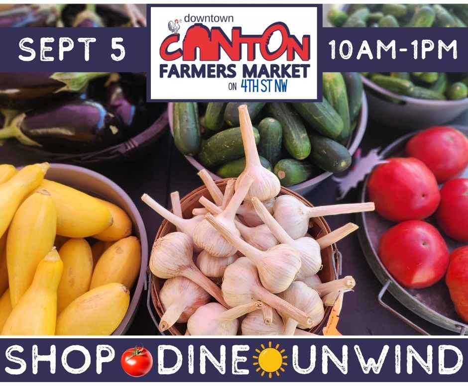 Canton Farmers' Market Facebook ad: Eat FRESH, LOCAL & SEASONAL this holiday weekend!
