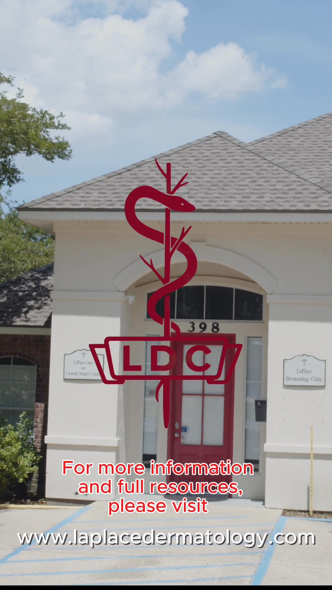 Laplace Dermatology Clinic Facebook ad from May 9, 2026