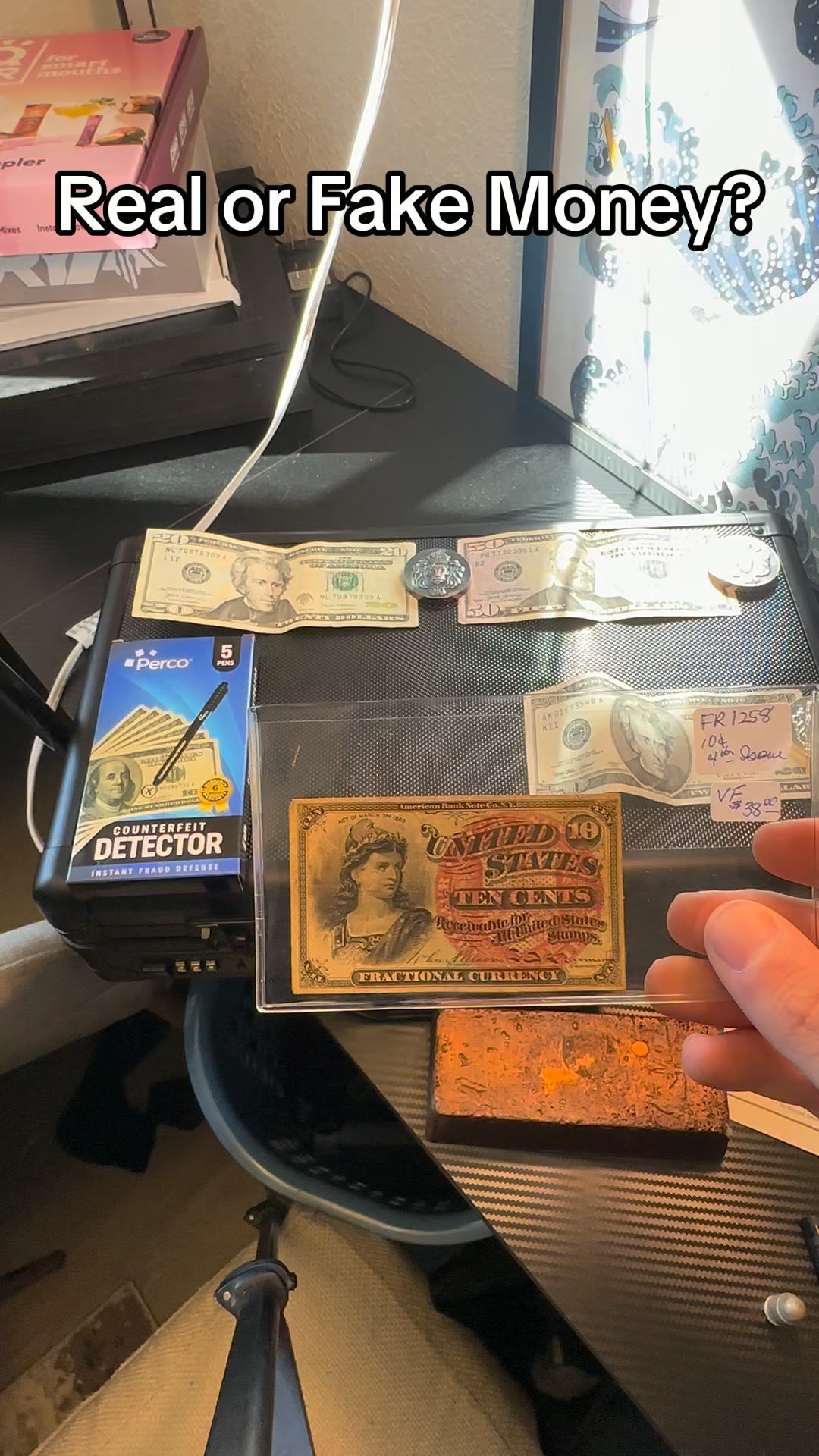 Perco Inc. Facebook ad: Perco Counterfeit Detector Pens