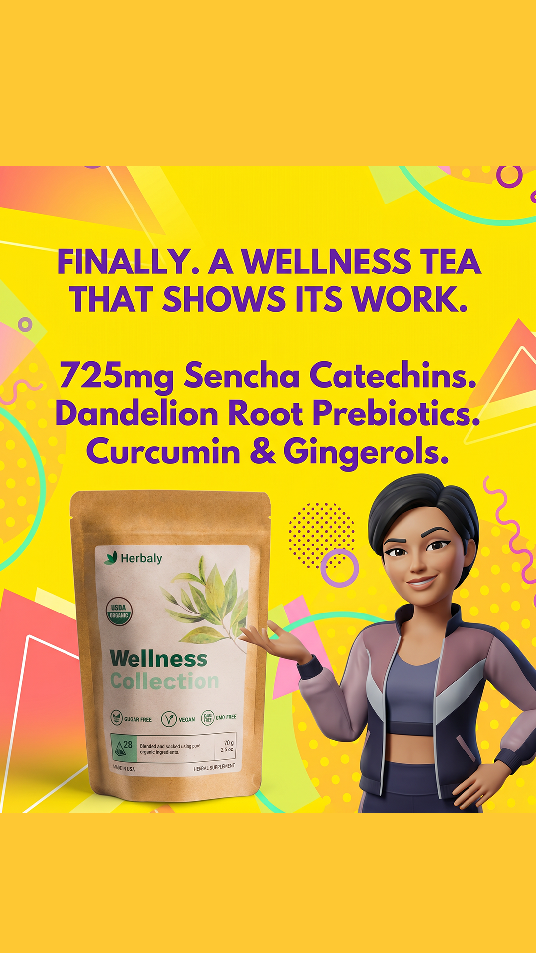 Herbaly Facebook ad
