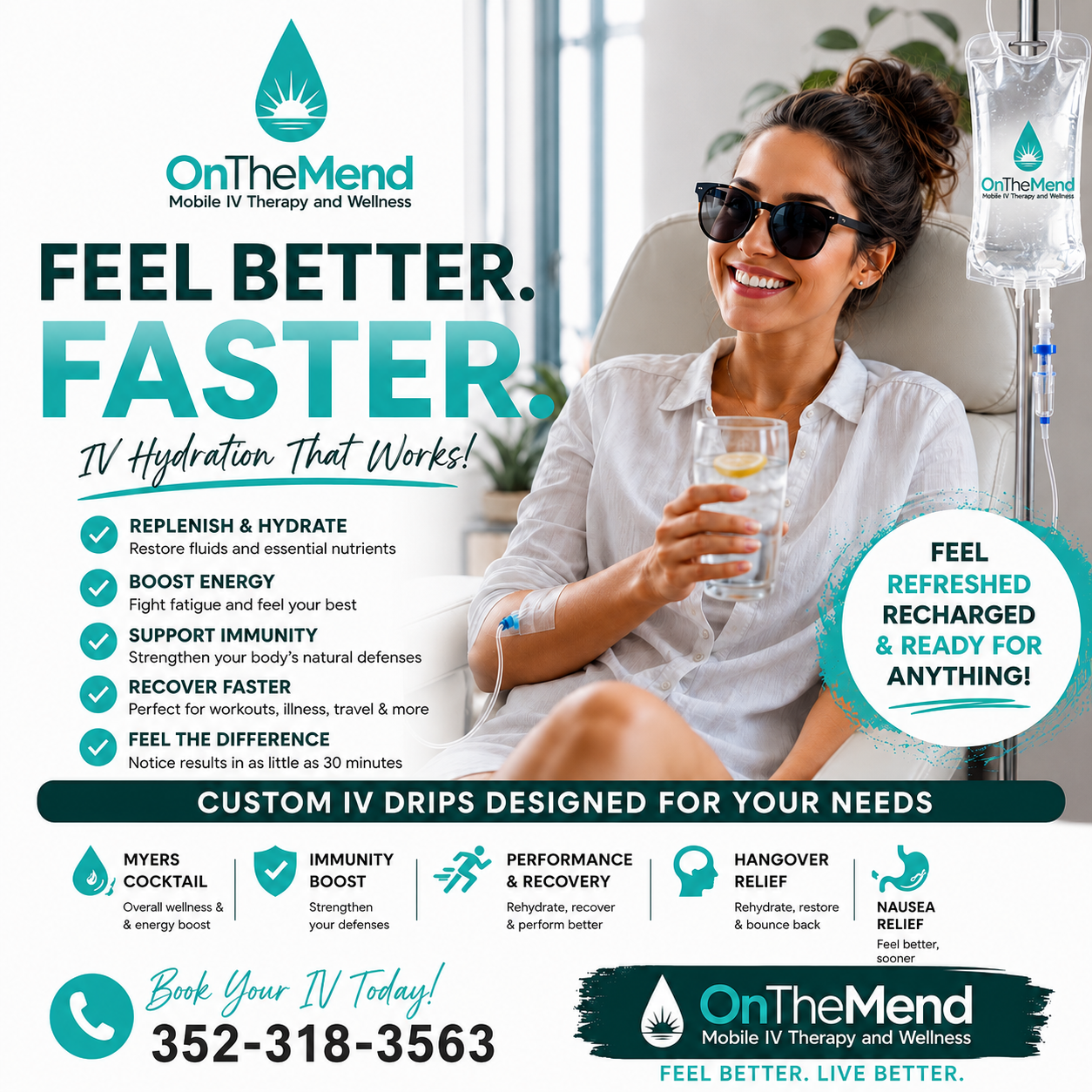 On The Mend Mobile IV Therapy & Wellness  Facebook ad