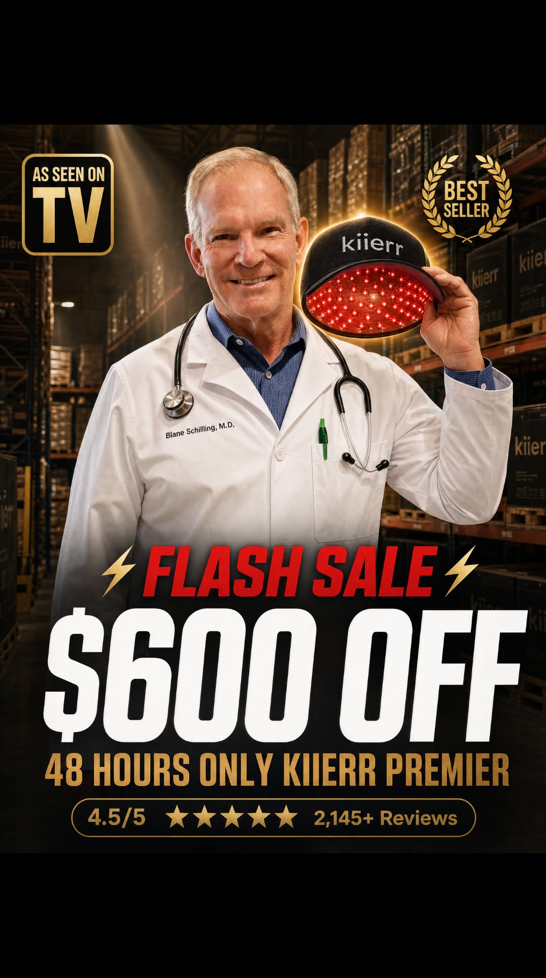 Blane Schilling, MD Facebook ad: Last Chance, $600 Off