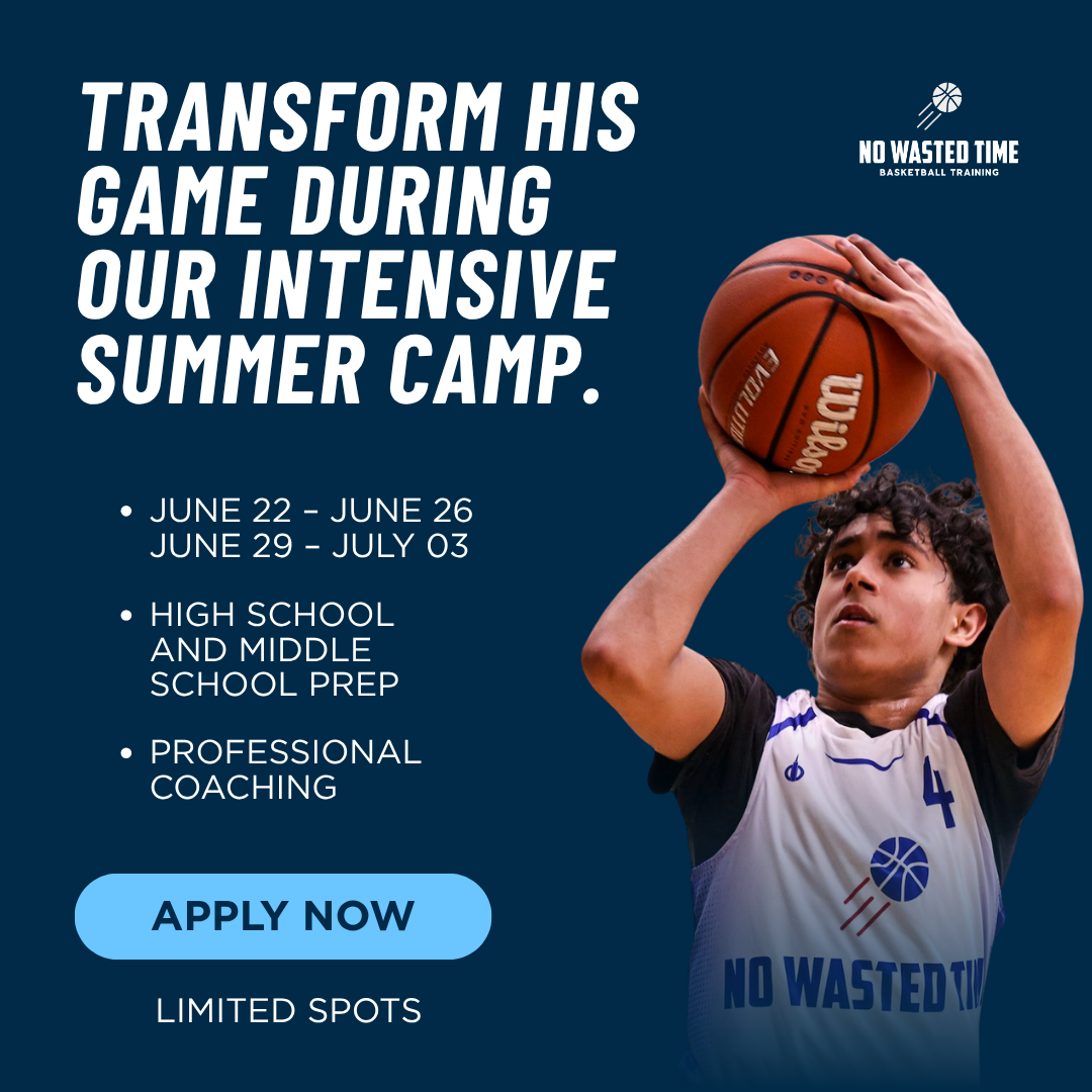 No Wasted Time Bball Facebook ad: Transform His Game This Summer