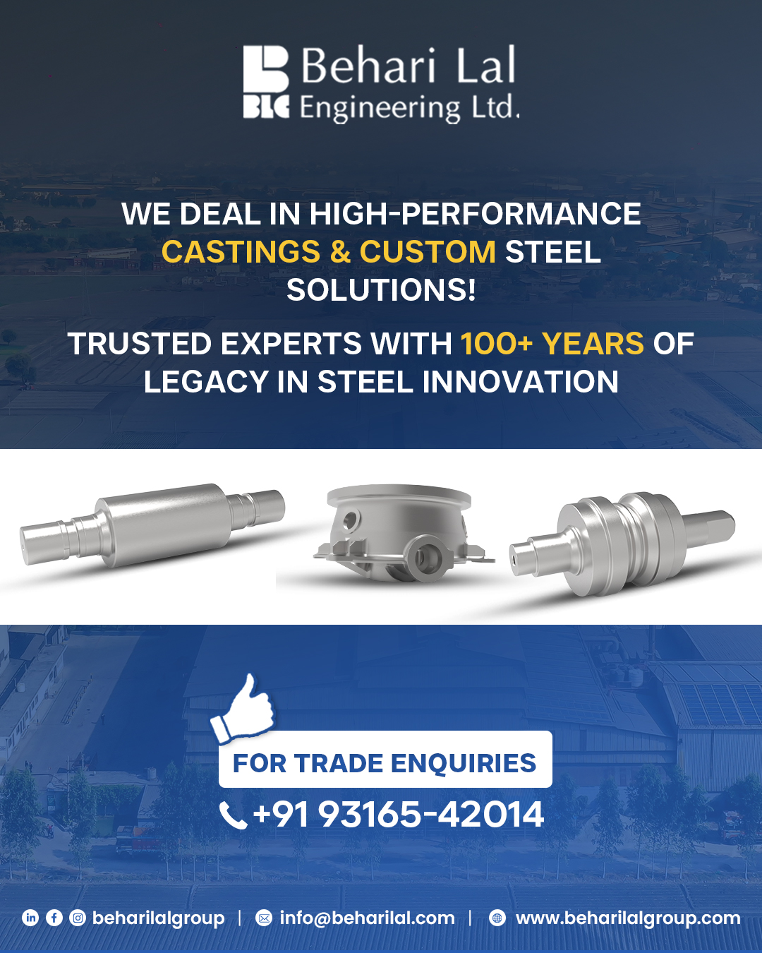 Behari Lal Group Facebook ad: Precision That Performs.