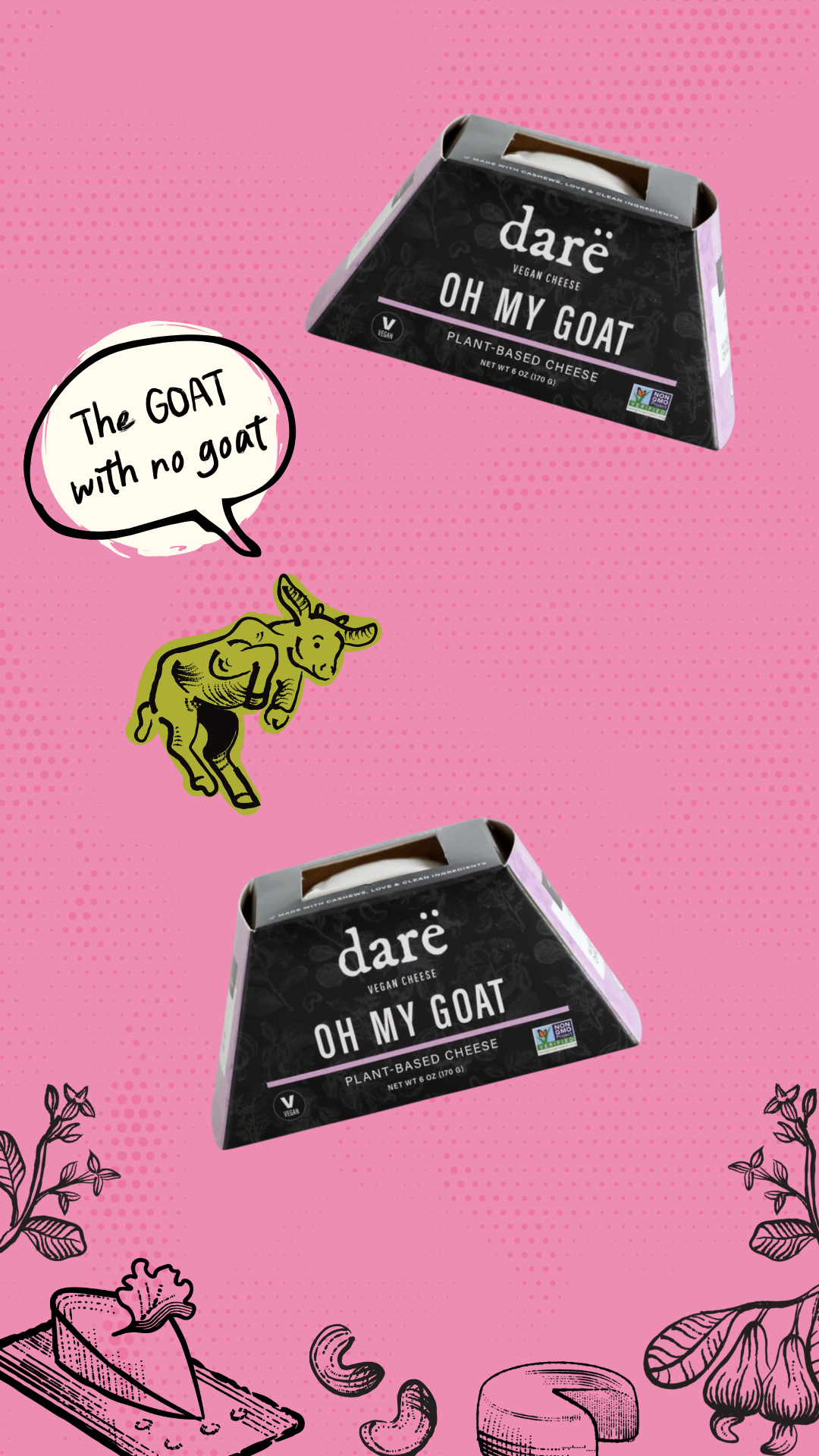 Darë Vegan Cheese Facebook ad