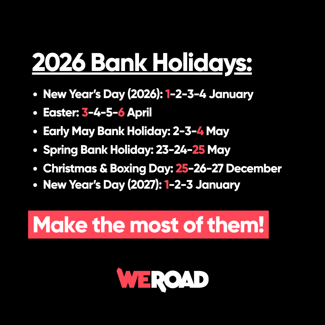 WeRoad Travel Facebook ad