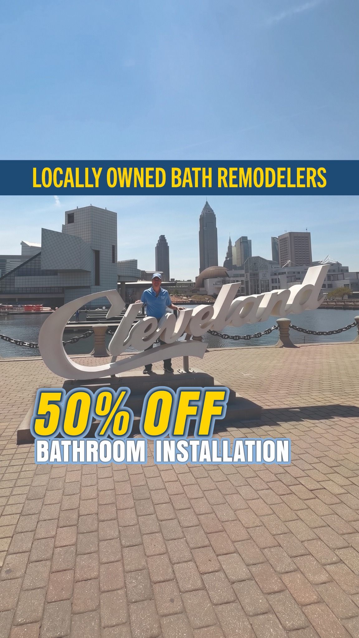 Baths R Us Facebook ad: What Does a Bathroom Cost in Cleveland?