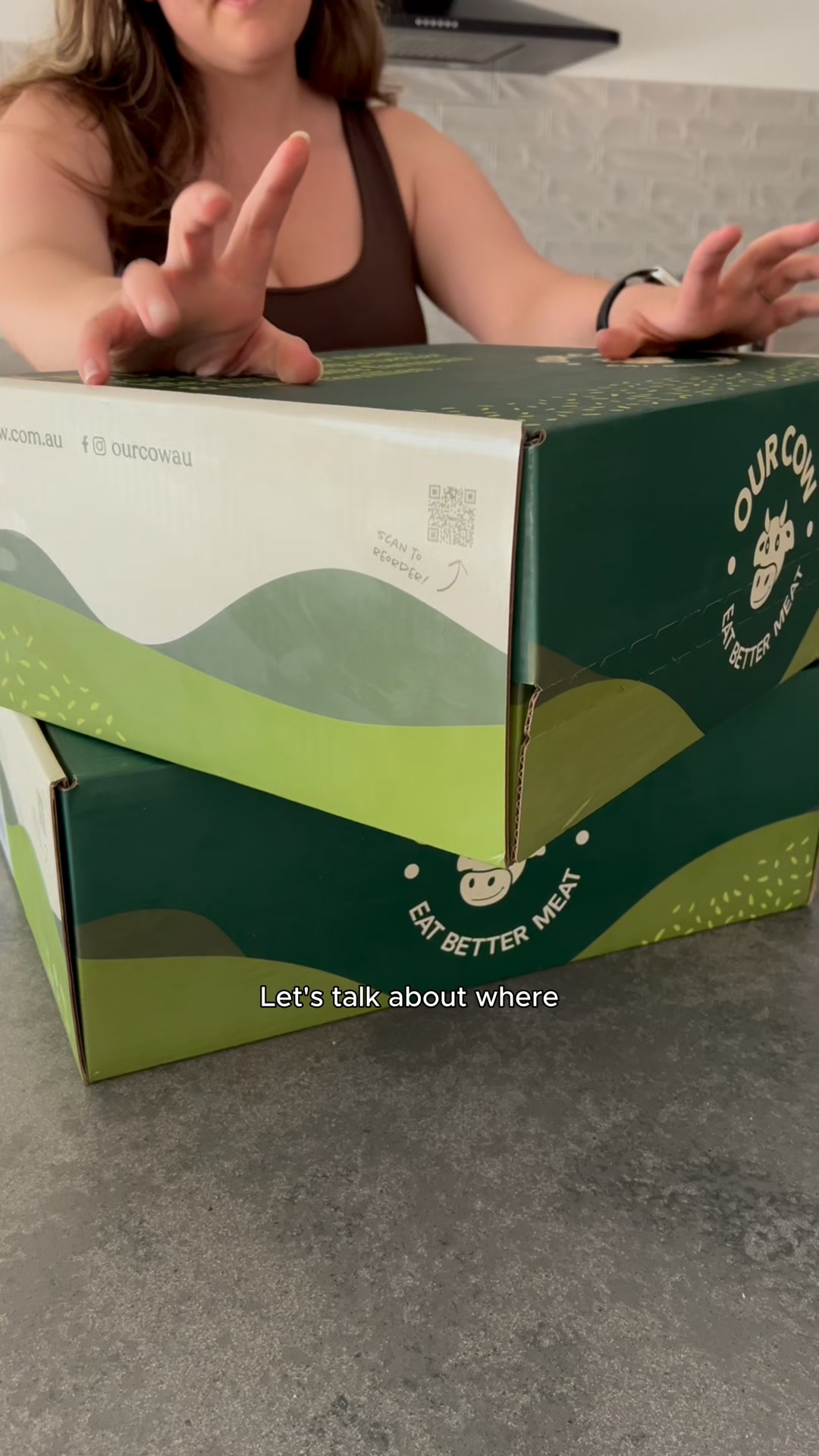 Our Cow Facebook ad: Better meat starts at the source