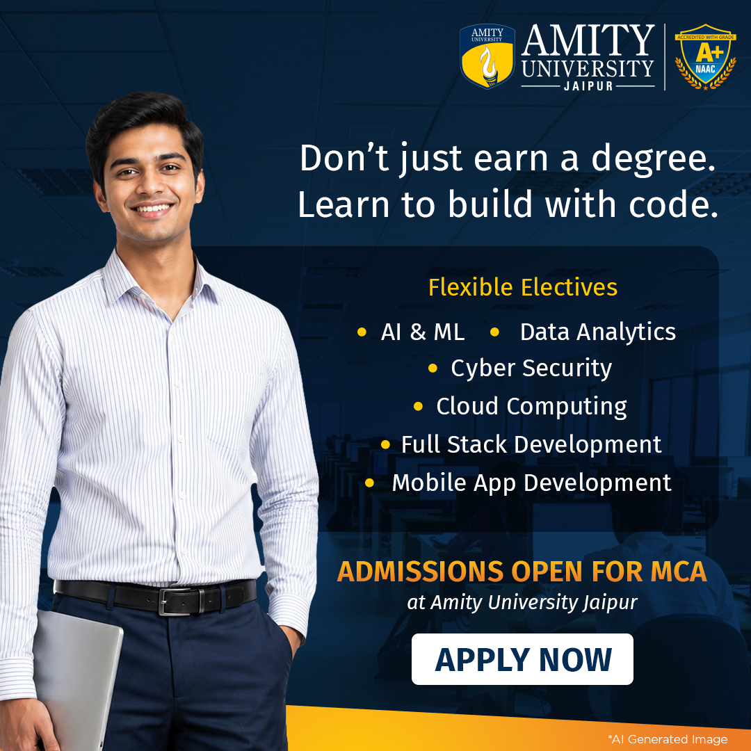 Amity University Rajasthan, Jaipur Facebook ad: Learning Beyond Classrooms
